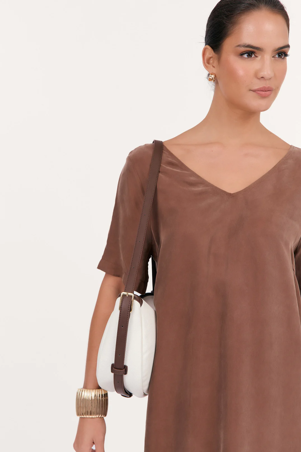 Adorne Claudia Saddle Handbag AXD1909