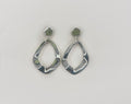 Blue Scarab Earrings E140745
