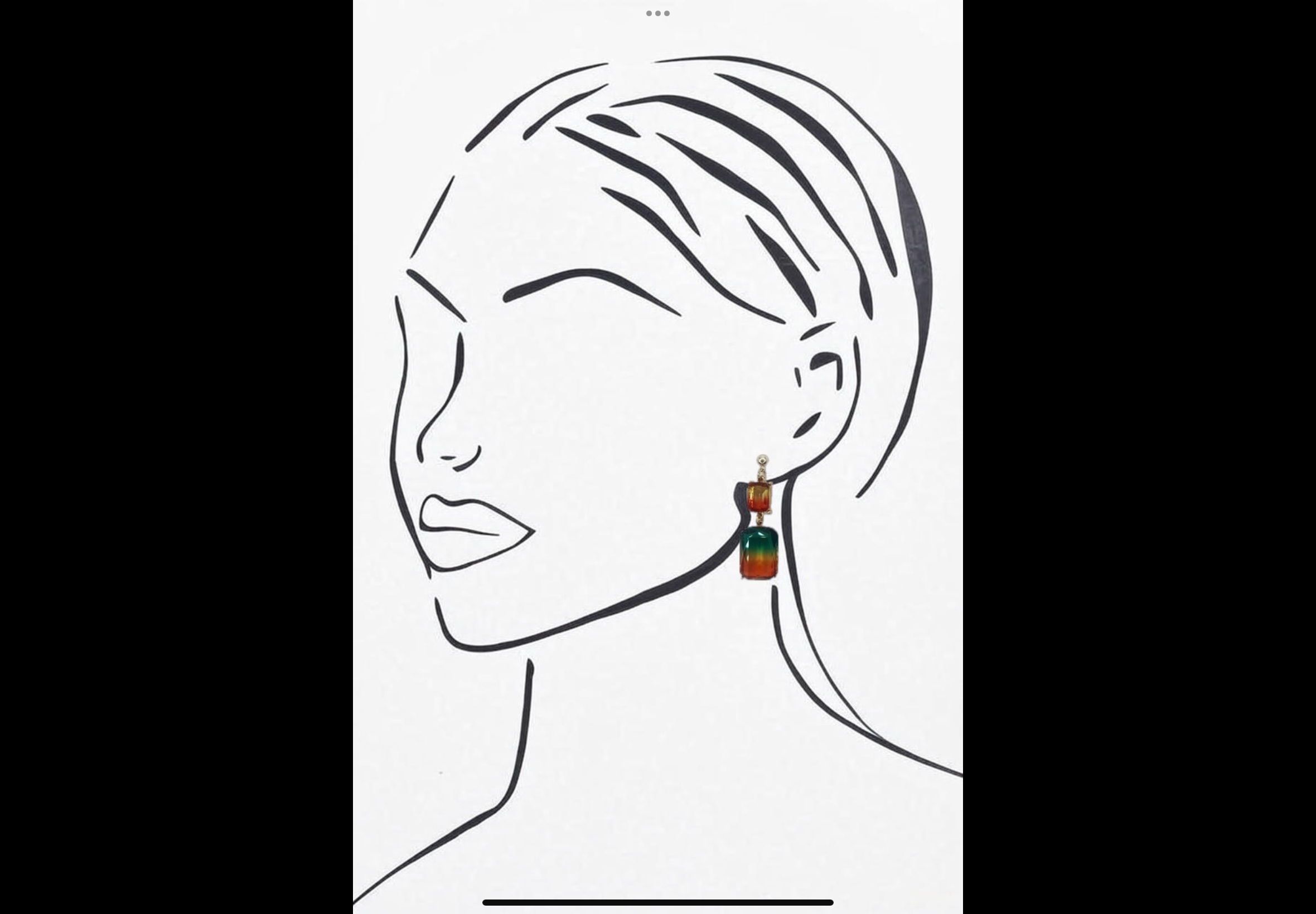 Blue Scarab Earrings BS236