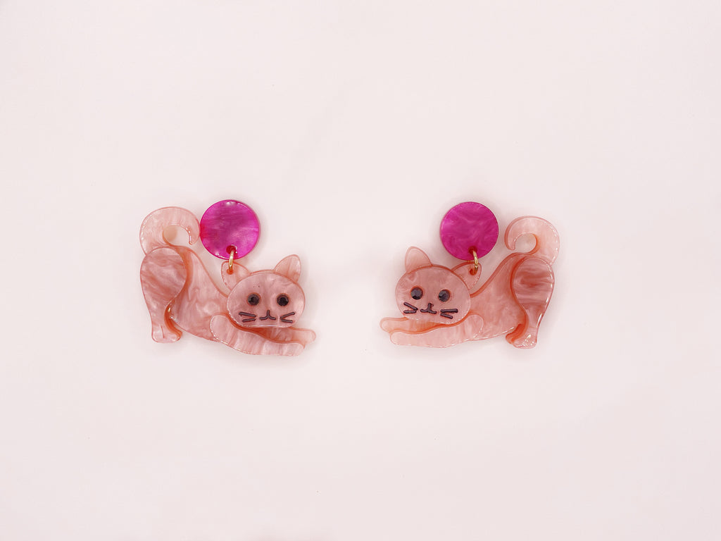 Blue Scarab Earrings BS176