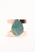 Adorne Statement Agate Cuff - Green ACD1704