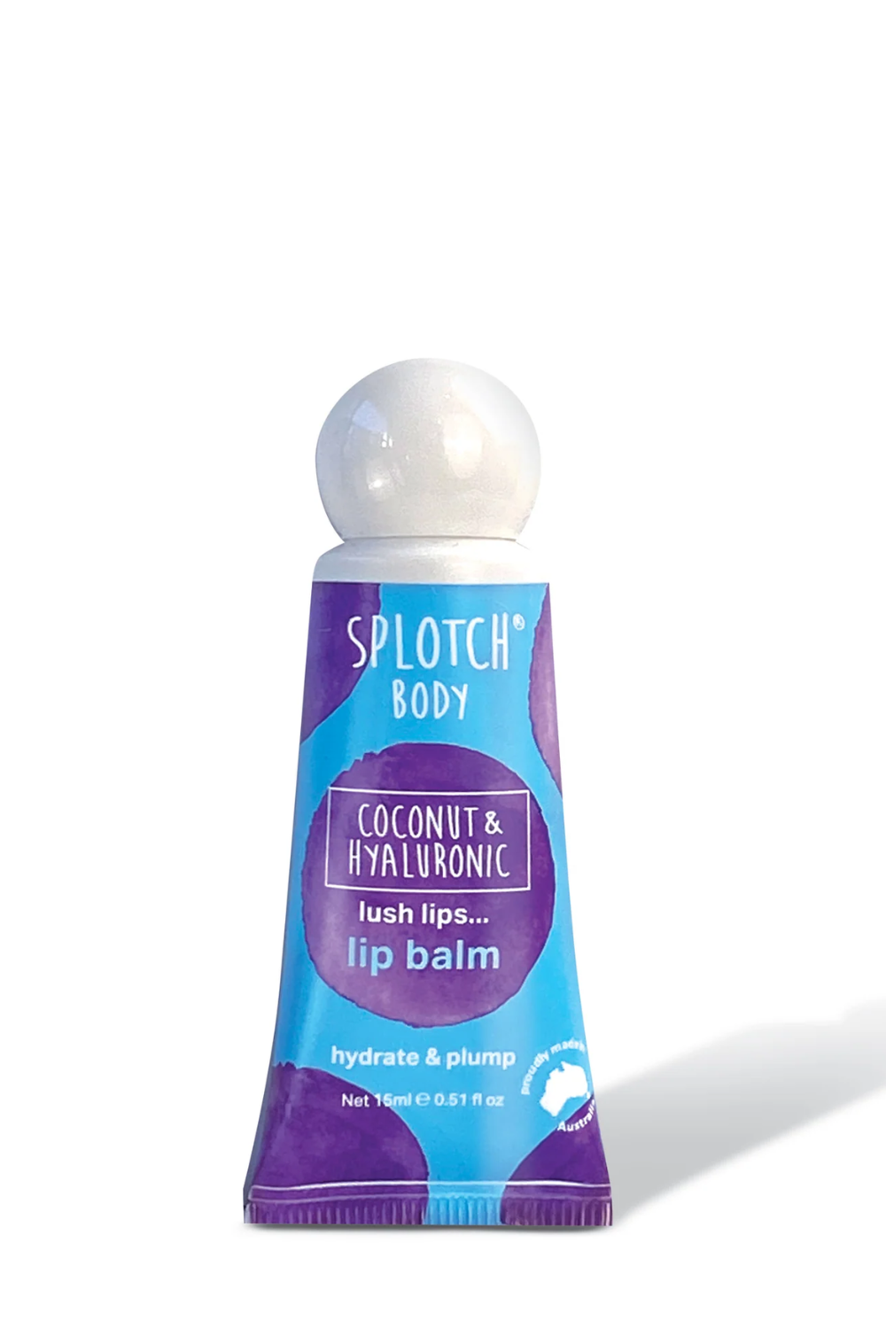 Splotch Body Coconut & Hyaluronic Lush Lips Lip Balm 15g