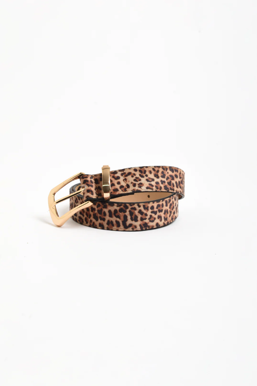 Adorne Leopard Jeans Belt - Leopard/Gold ABD1772LEOPGOLD