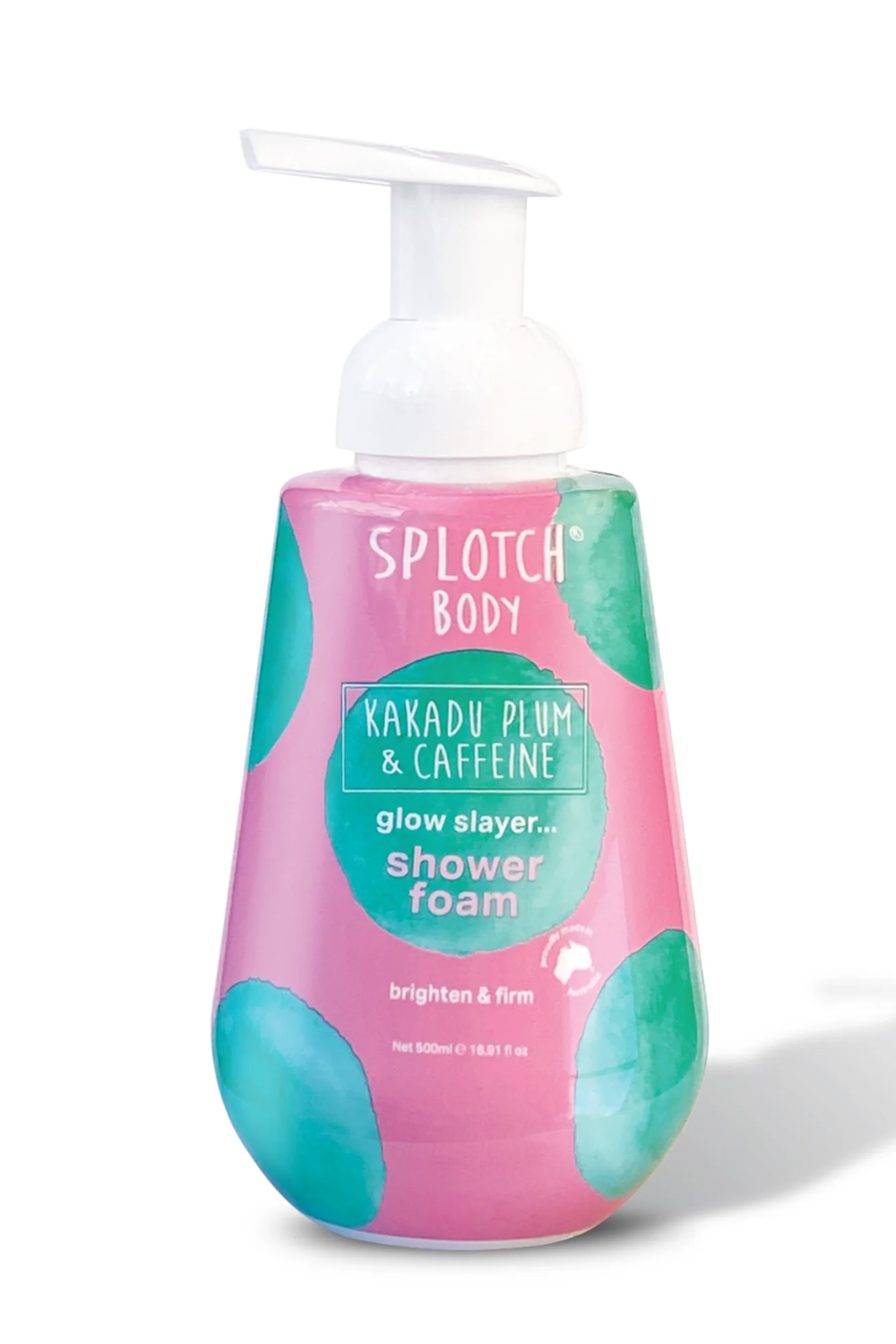 Splotch Body Kakadu Plum & Caffeine Glow Slayer Shower Foam 500ml