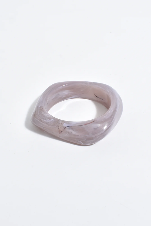 Adorne Resin Stacking Bangles - Grey ACD1640