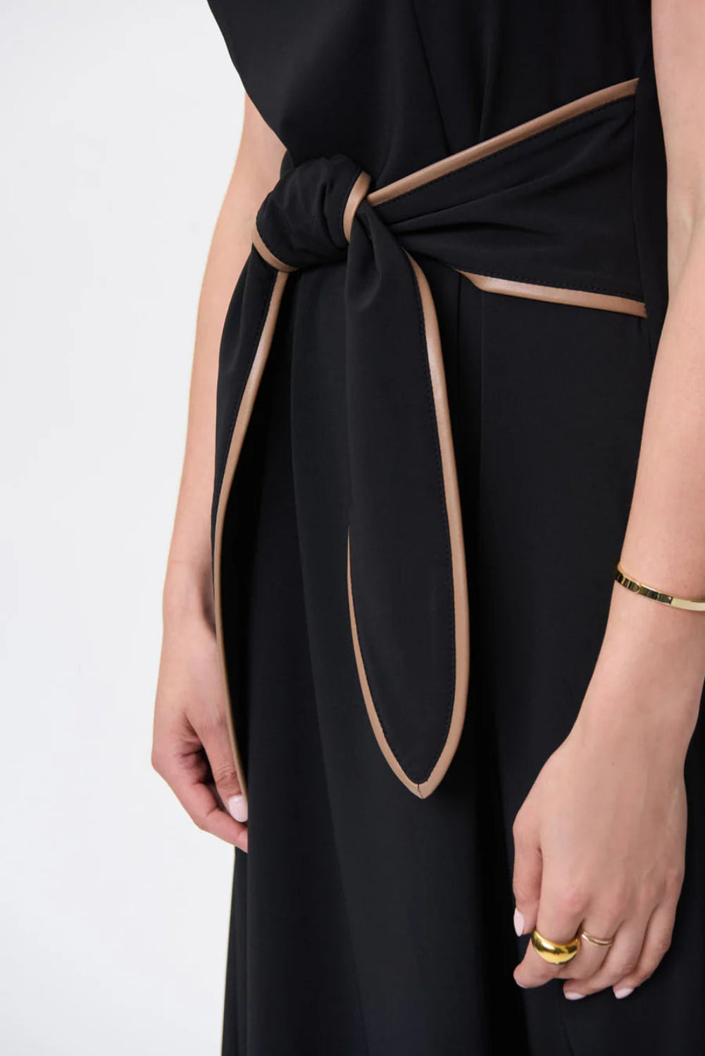 Joseph Ribkoff Midi A-line Belted Dress 231214