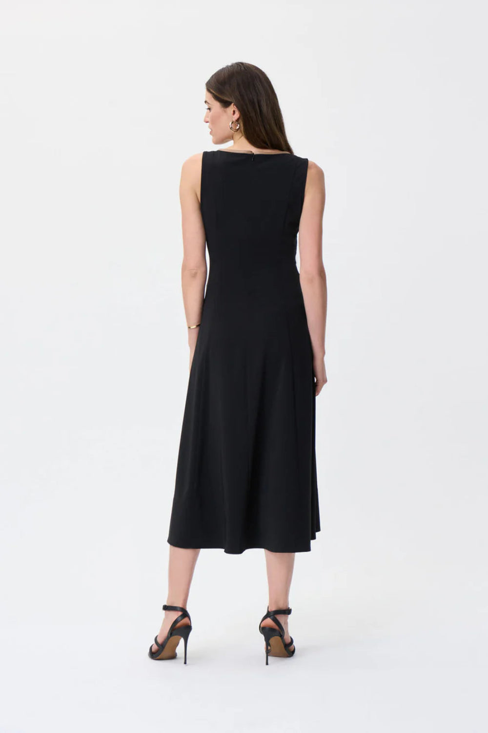 Joseph Ribkoff Midi A-line Belted Dress 231214