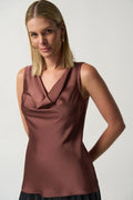 Joseph Ribkoff Chic Sleeveless Cowl Neck 233048