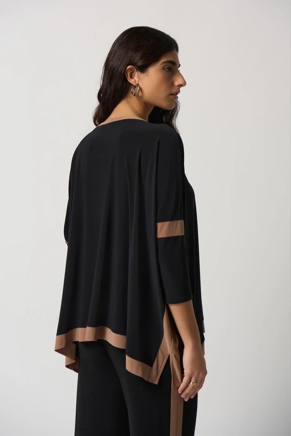 Joseph Ribkoff Colour-Block V-Neck Top 233101