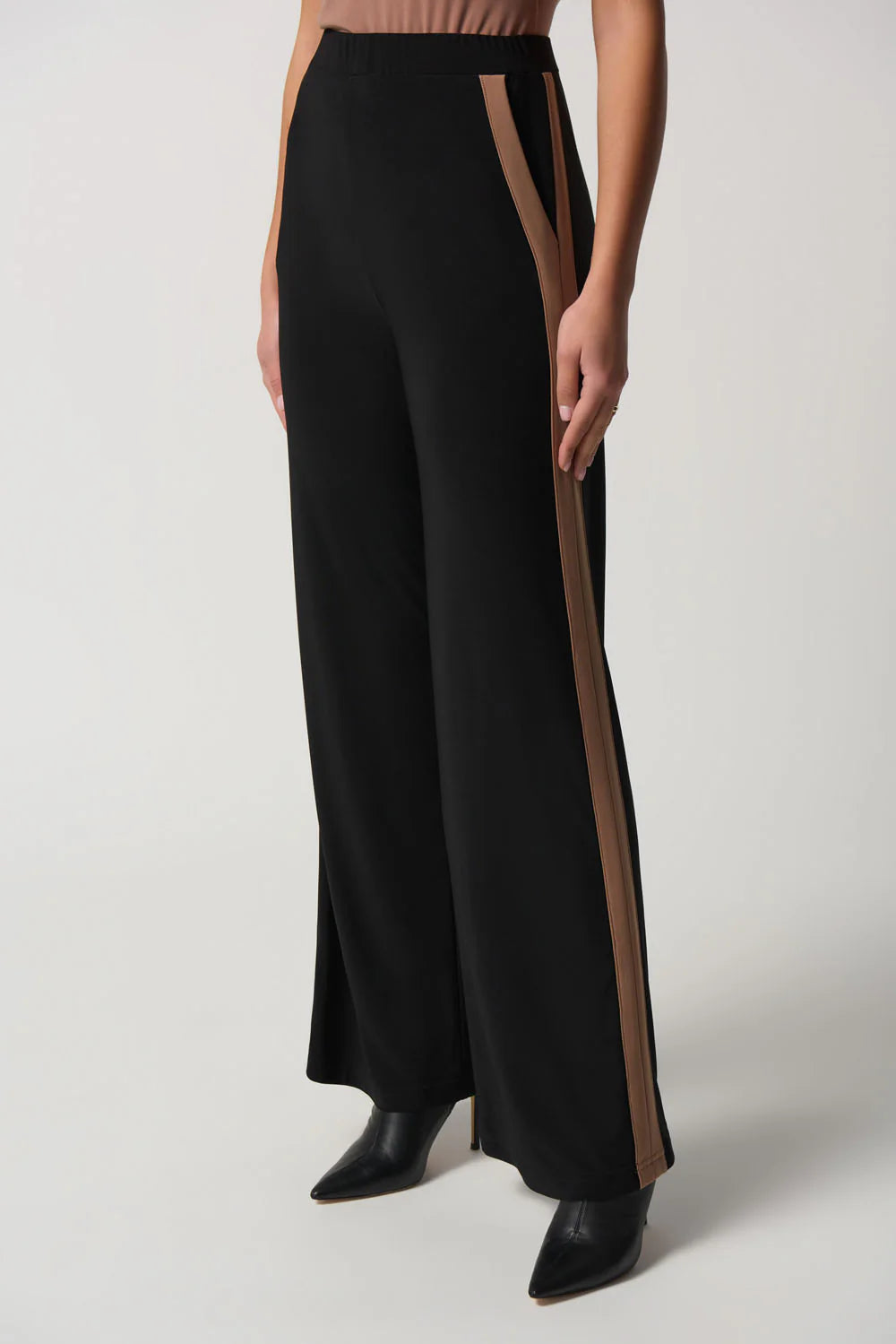 Joseph Ribkoff Colour-Block Wide-Leg Pants 233102