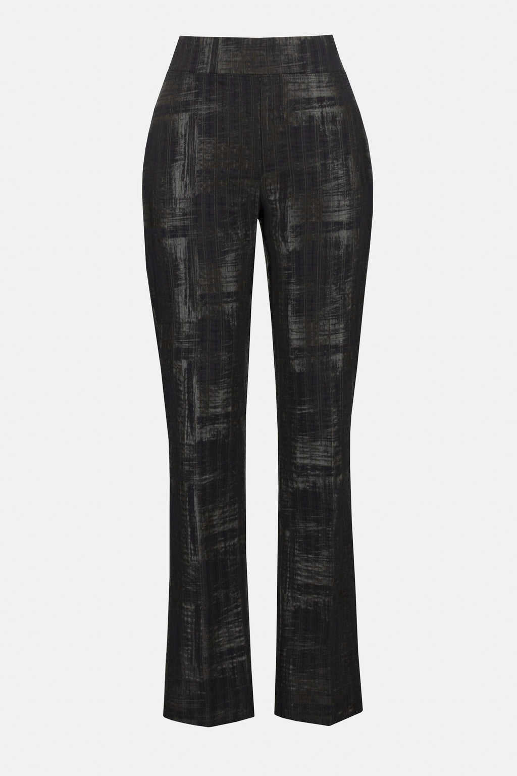 Joseph Ribkoff Metallic Abstract High-waisted Trousers 233276