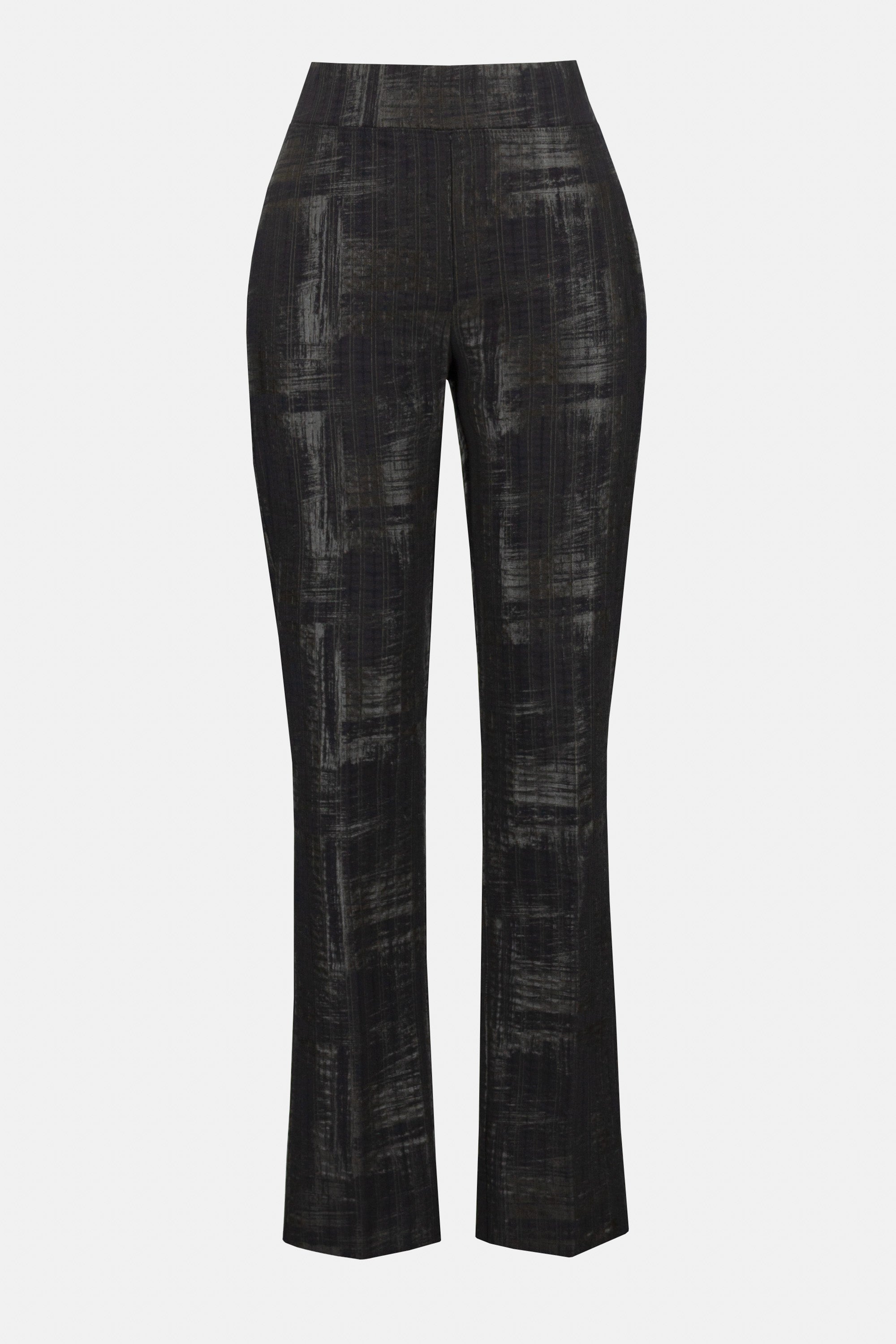 Joseph Ribkoff Metallic Abstract High-waisted Trousers 233276