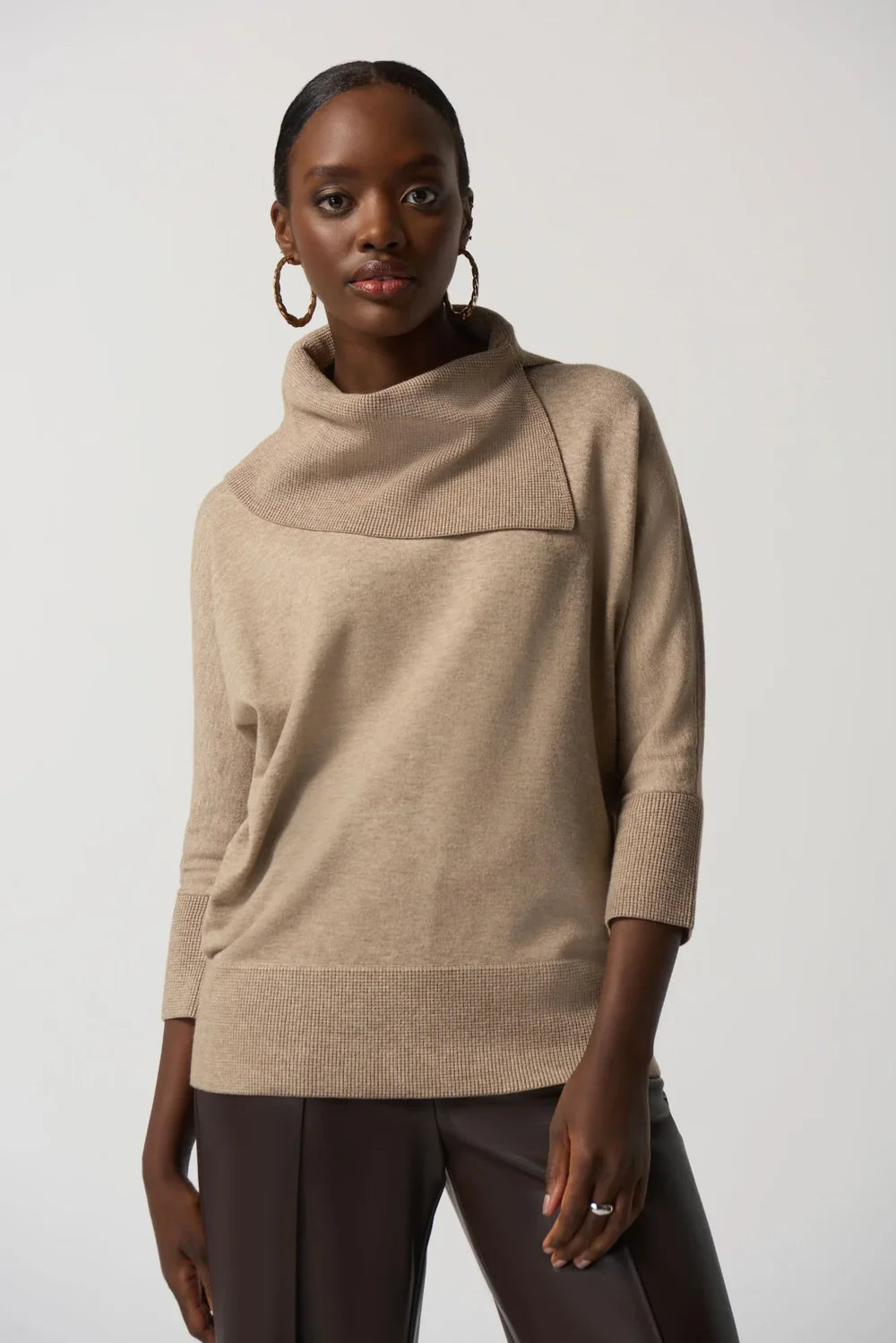Joseph Ribkoff Asymmetrical Neckline Top 233955