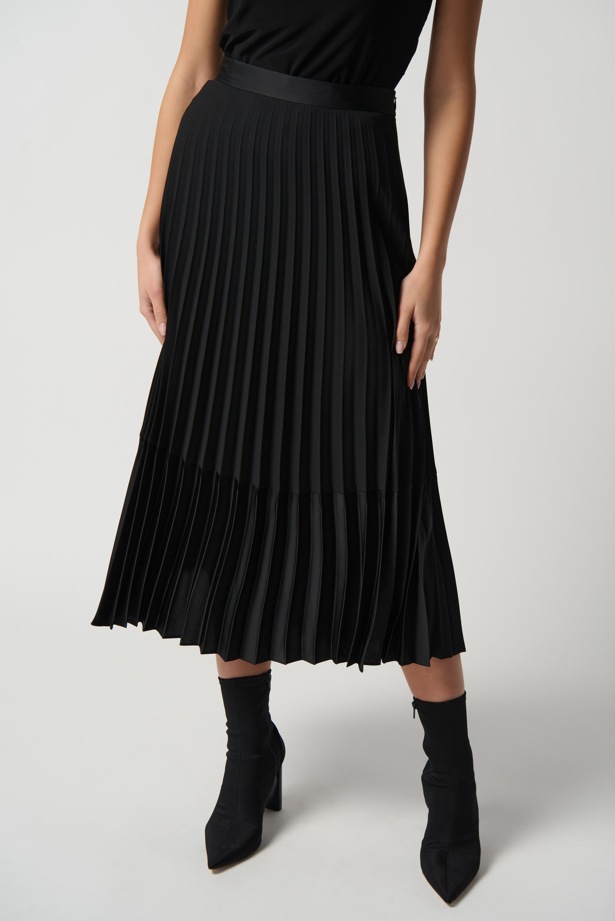 Joseph Ribkoff Pleated A-line Skirt 234068