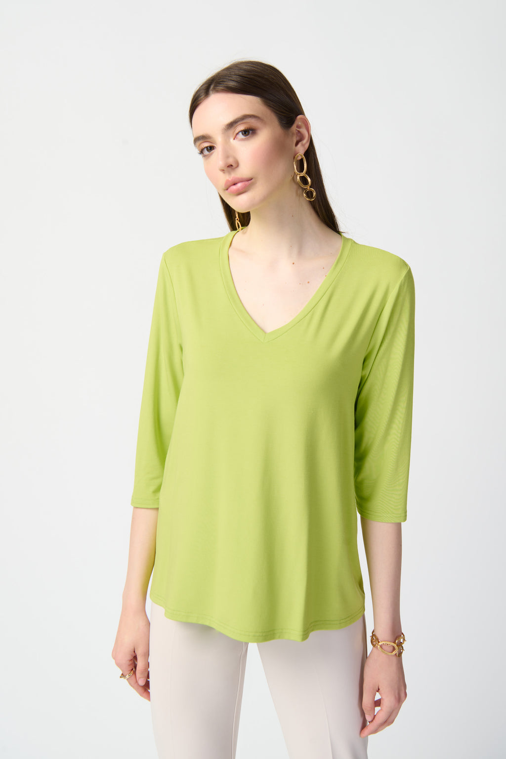 Joseph Ribkoff V-neck Casual Pullover 241038