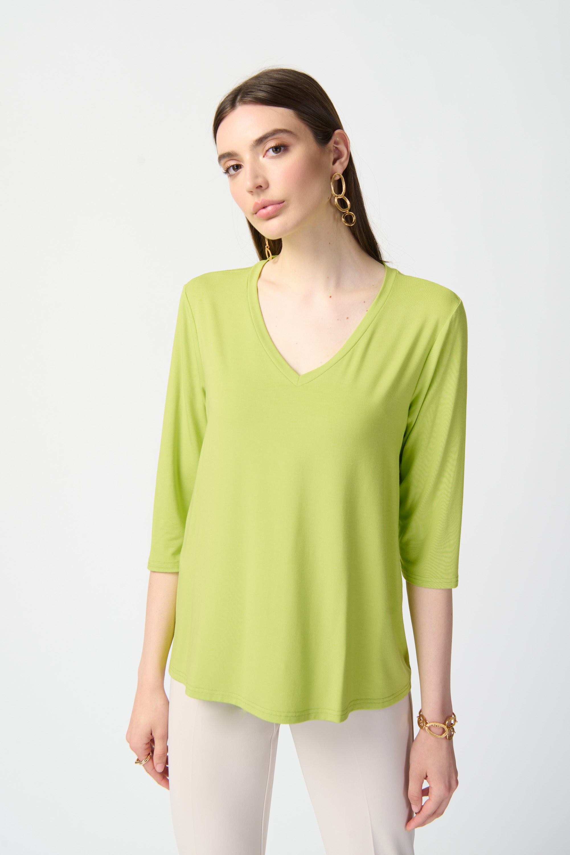 Joseph Ribkoff V-neck Casual Pullover 241038
