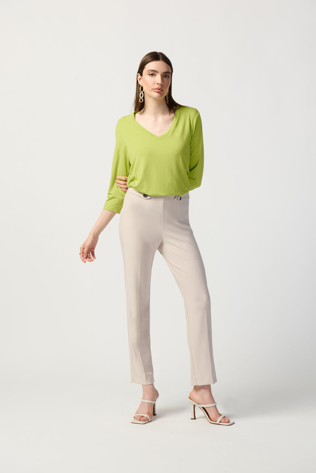 Joseph Ribkoff V-neck Casual Pullover 241038