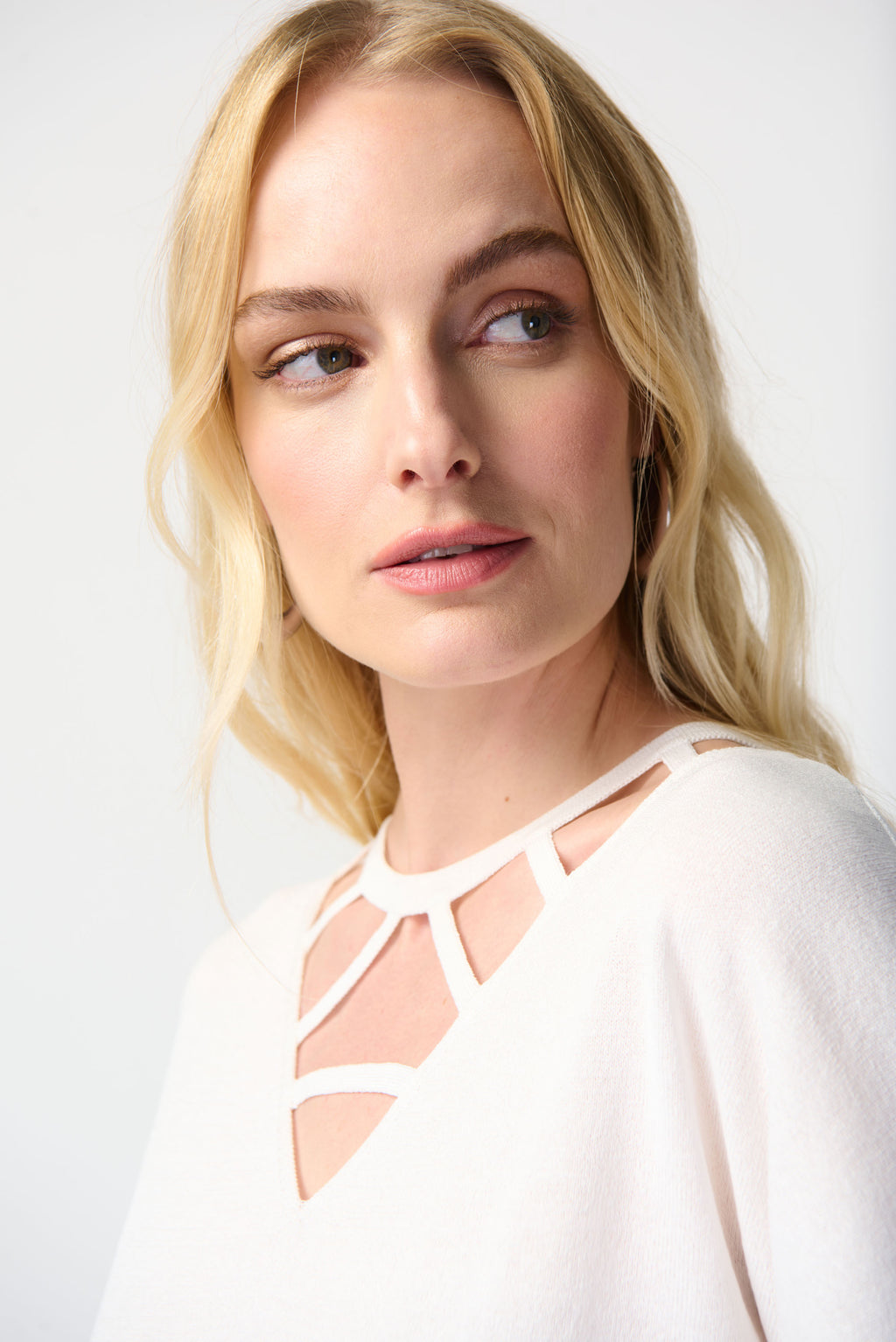 Joseph Ribkoff V-neck Cut-out Pullover 241915