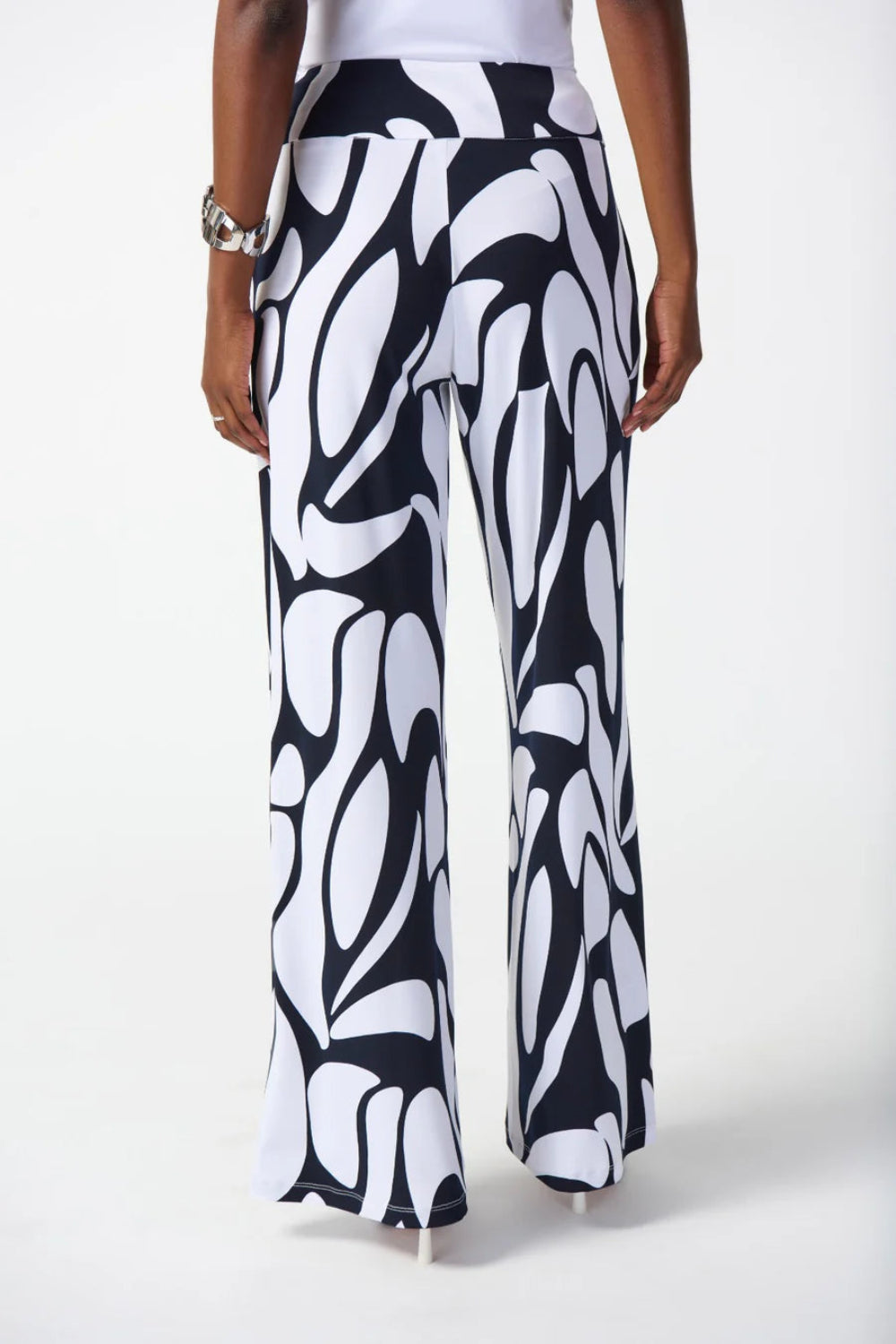 Joseph Ribkoff Abstract Print Wide Leg 242103