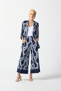 Joseph Ribkoff Abstract Print Longline Blazer 242198