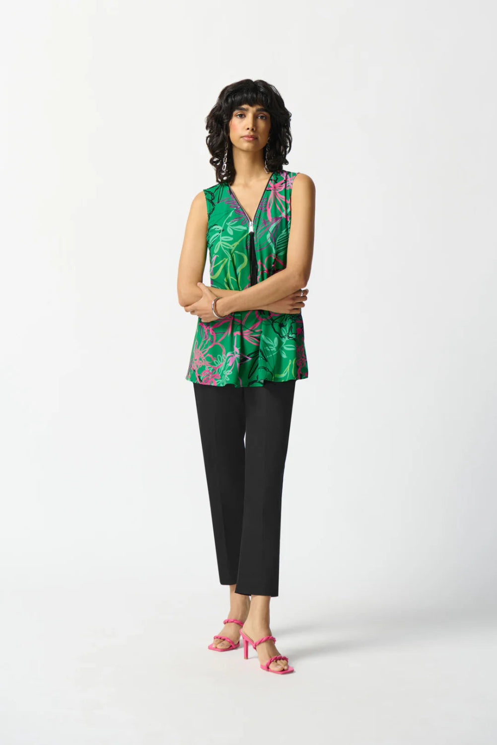 Joseph Ribkoff Cropped Pull-On Pants 242240