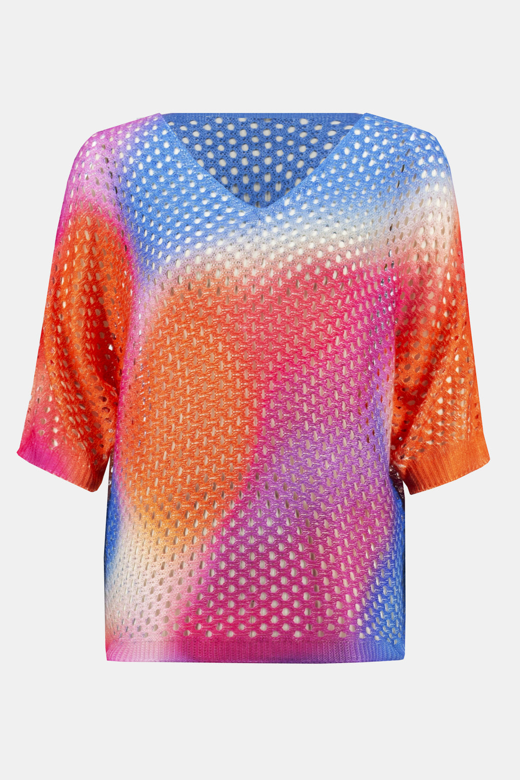 Joseph Ribkoff Tie-dye Perforated Pullover 242904