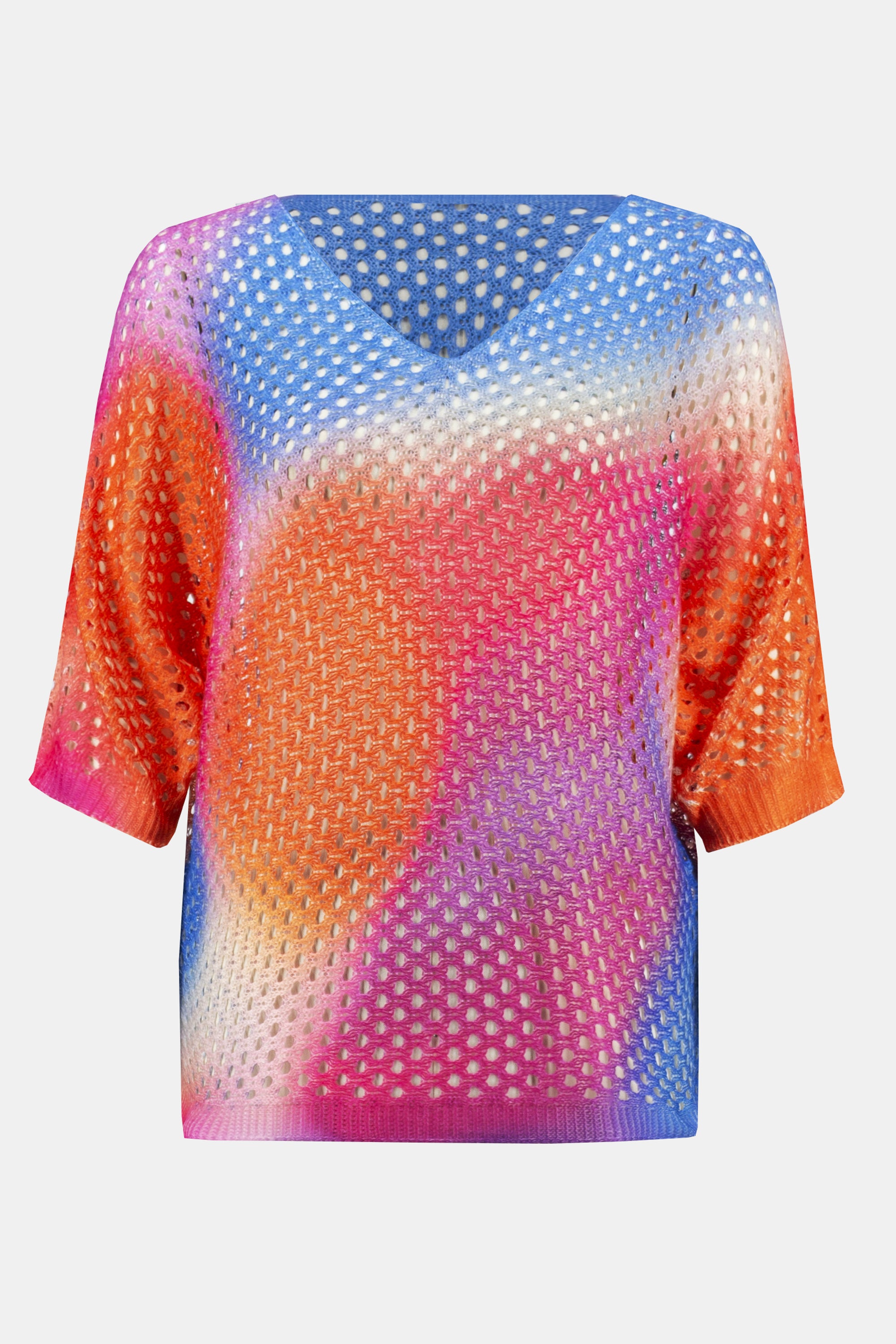 Joseph Ribkoff Tie-dye Perforated Pullover 242904