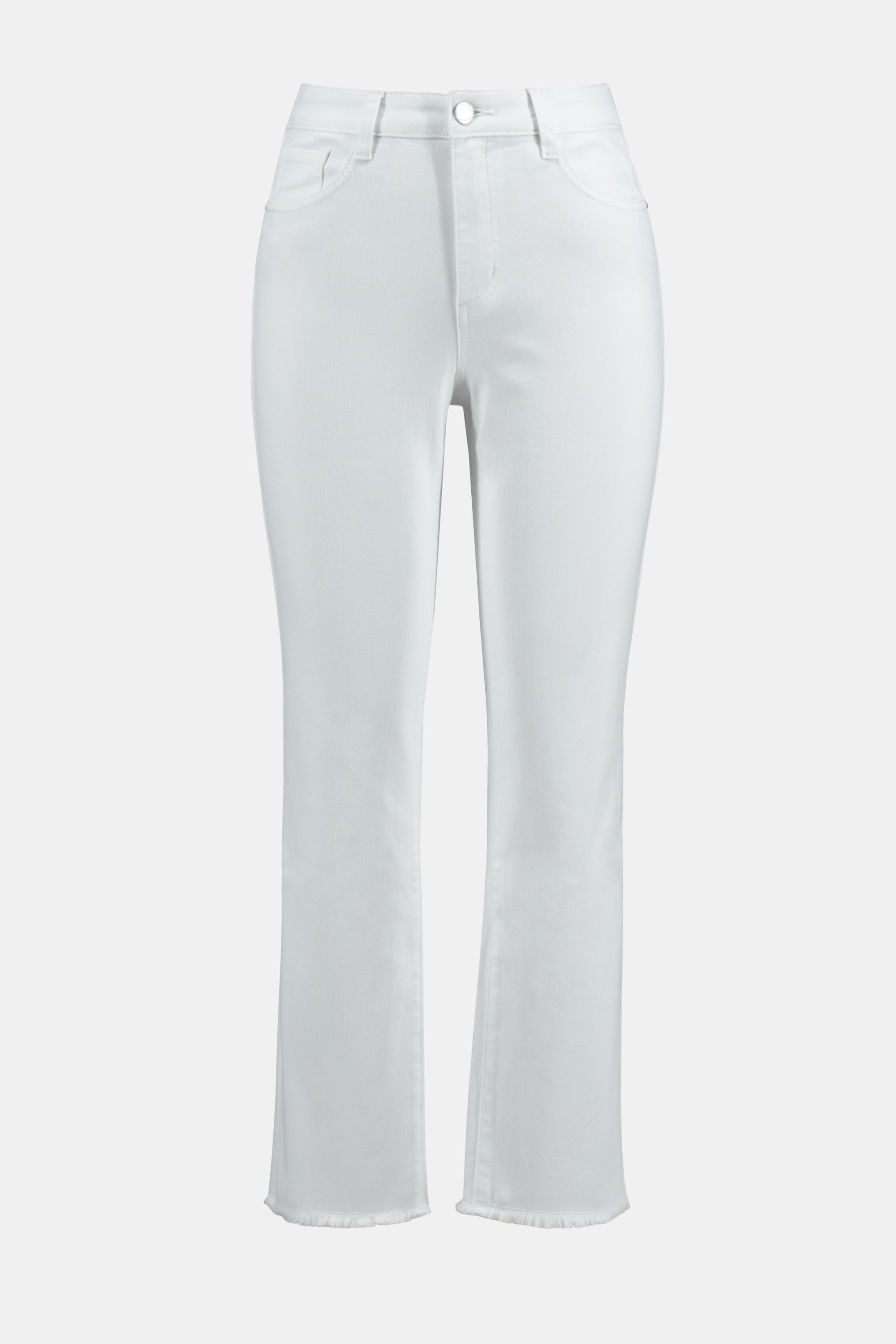 Joseph Ribkoff Frayed Edge Cropped Jeans 242925