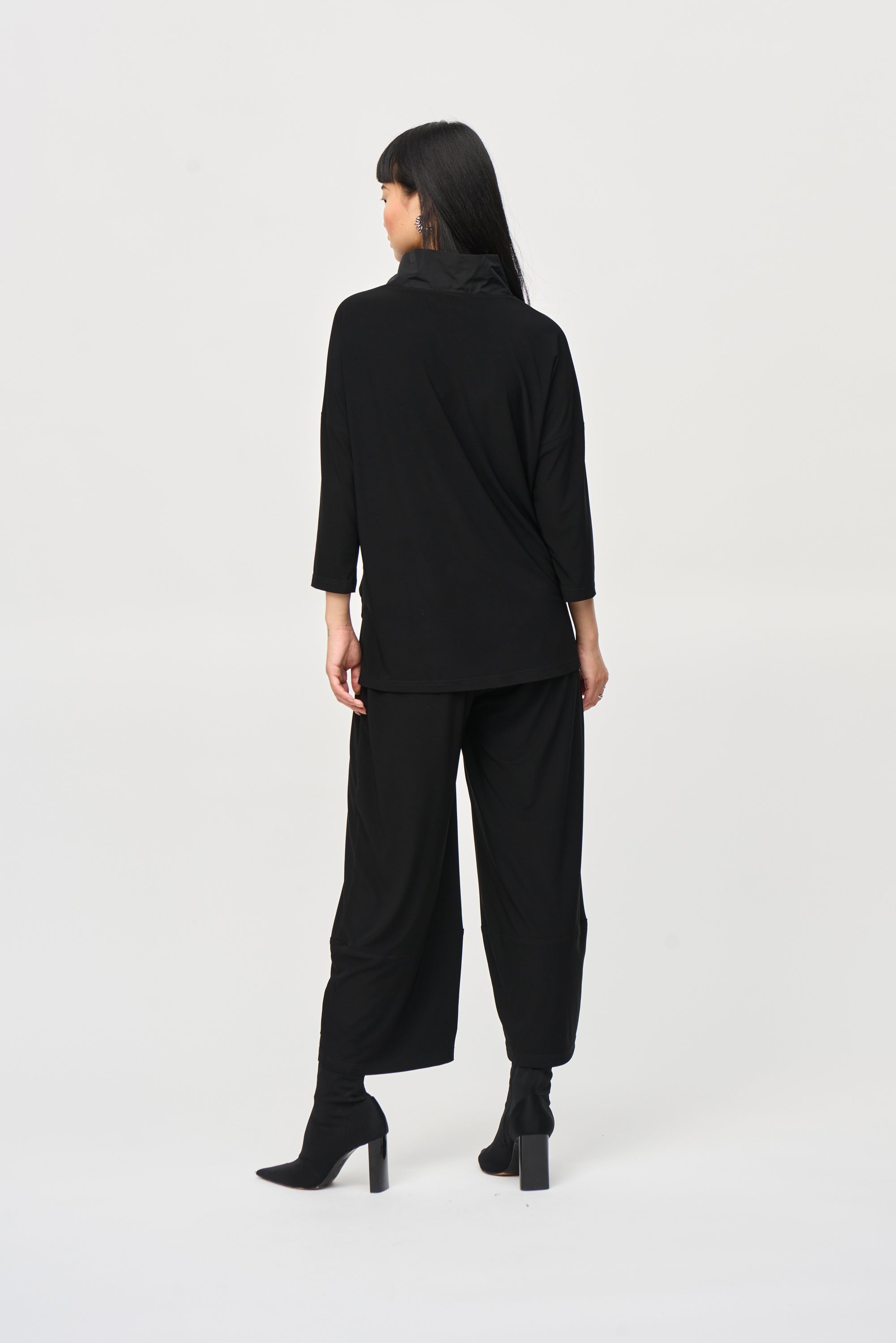 Joseph Ribkoff Silky Knit Cropped Jumpsuit 243137