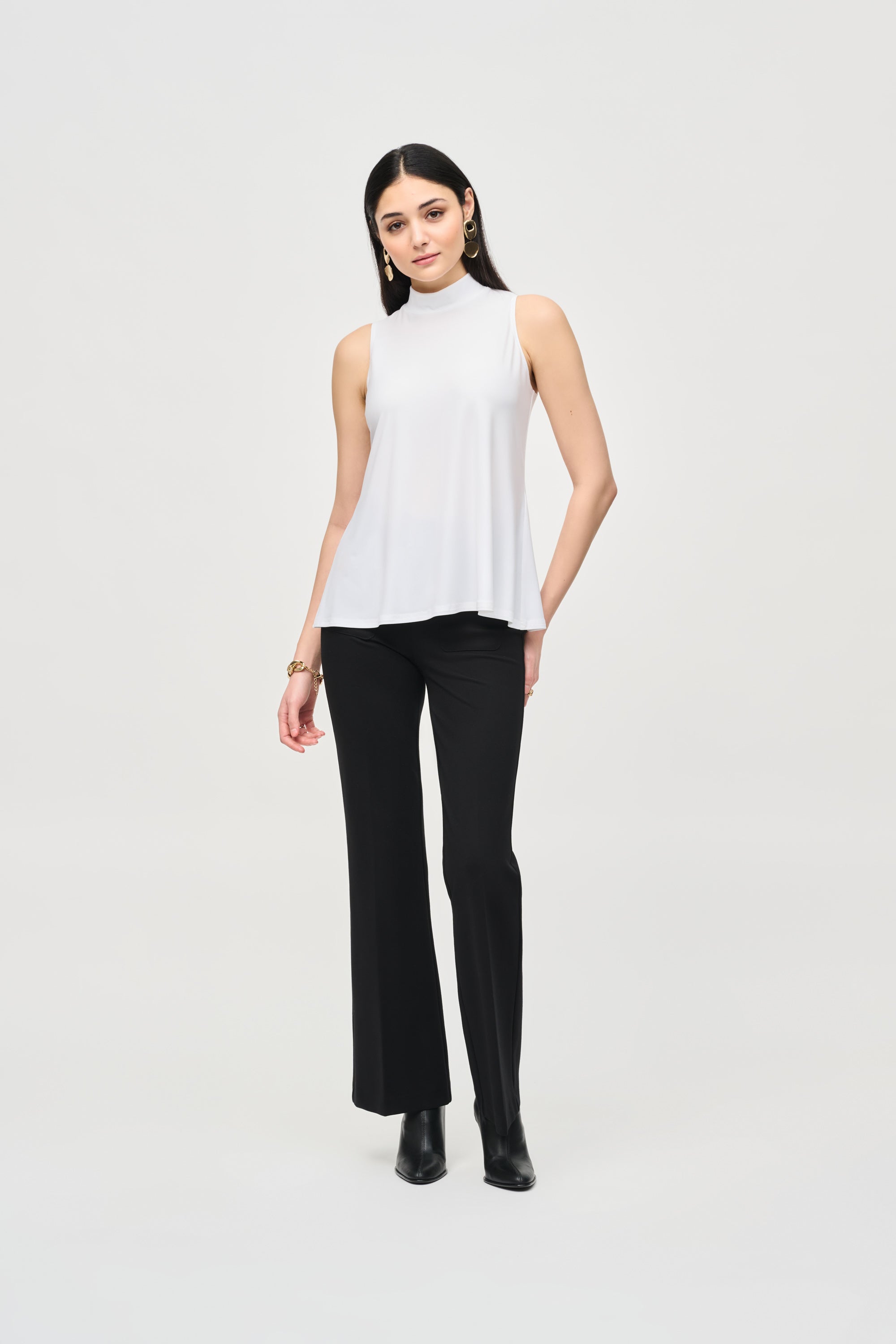Joseph Ribkoff High-neck Casual Tank Top 243253