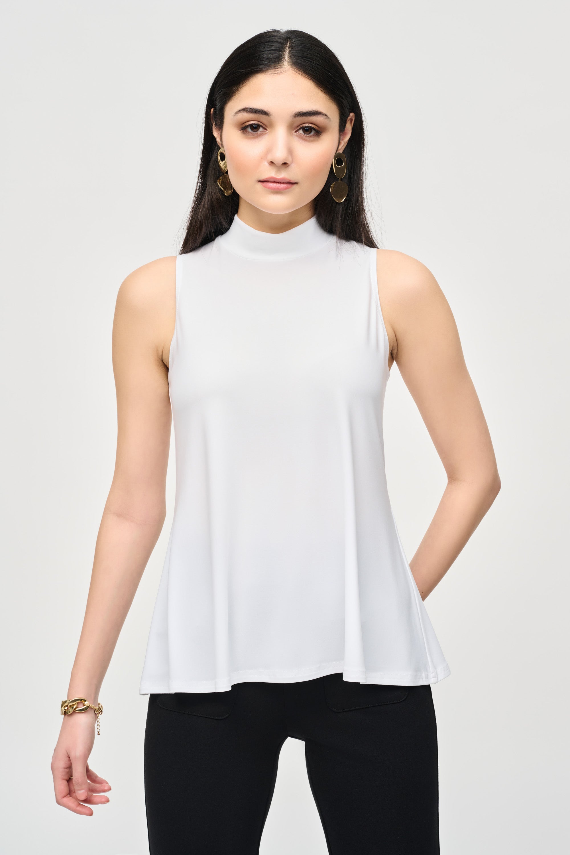 Joseph Ribkoff High-neck Casual Tank Top 243253