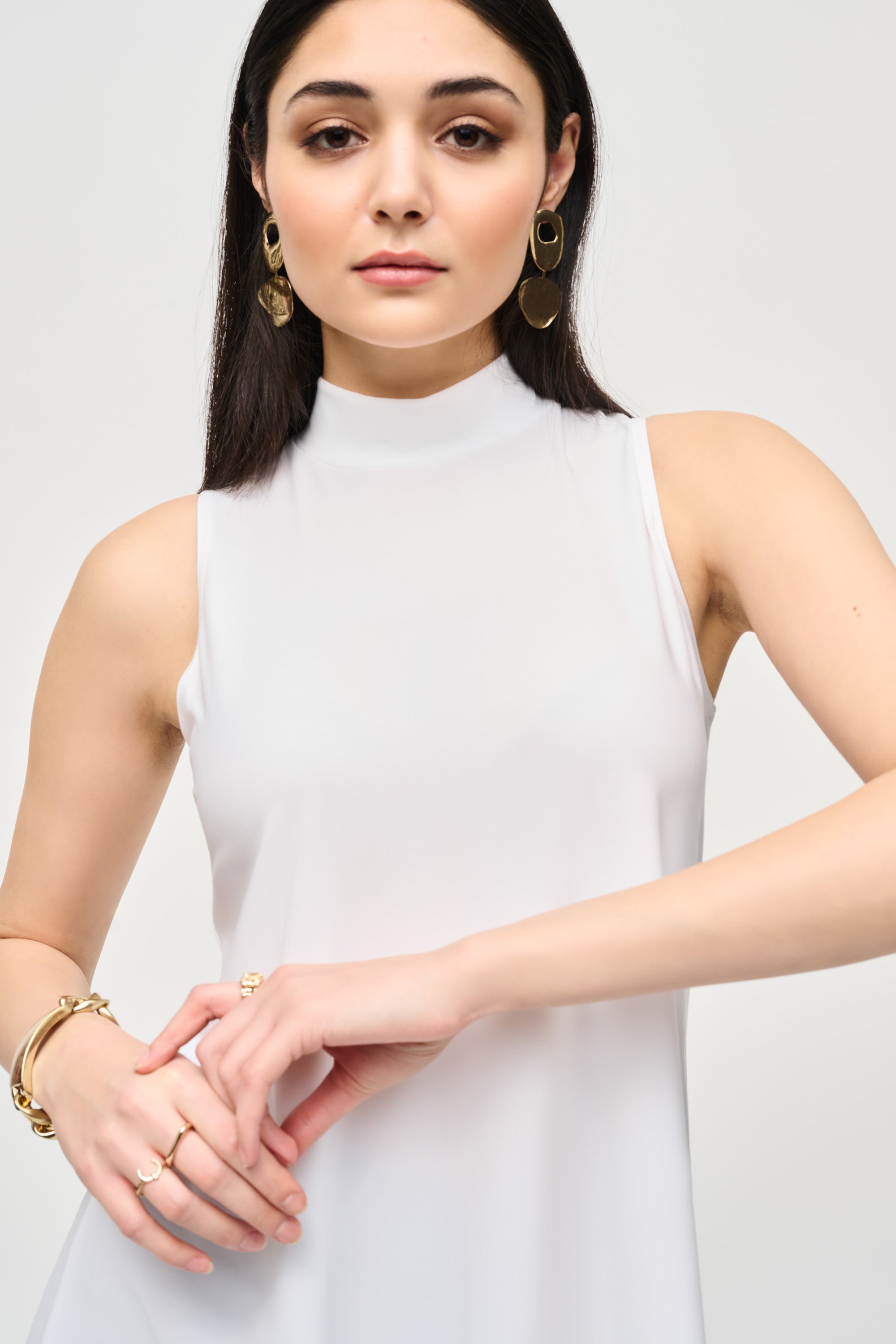 Joseph Ribkoff High-neck Casual Tank Top 243253