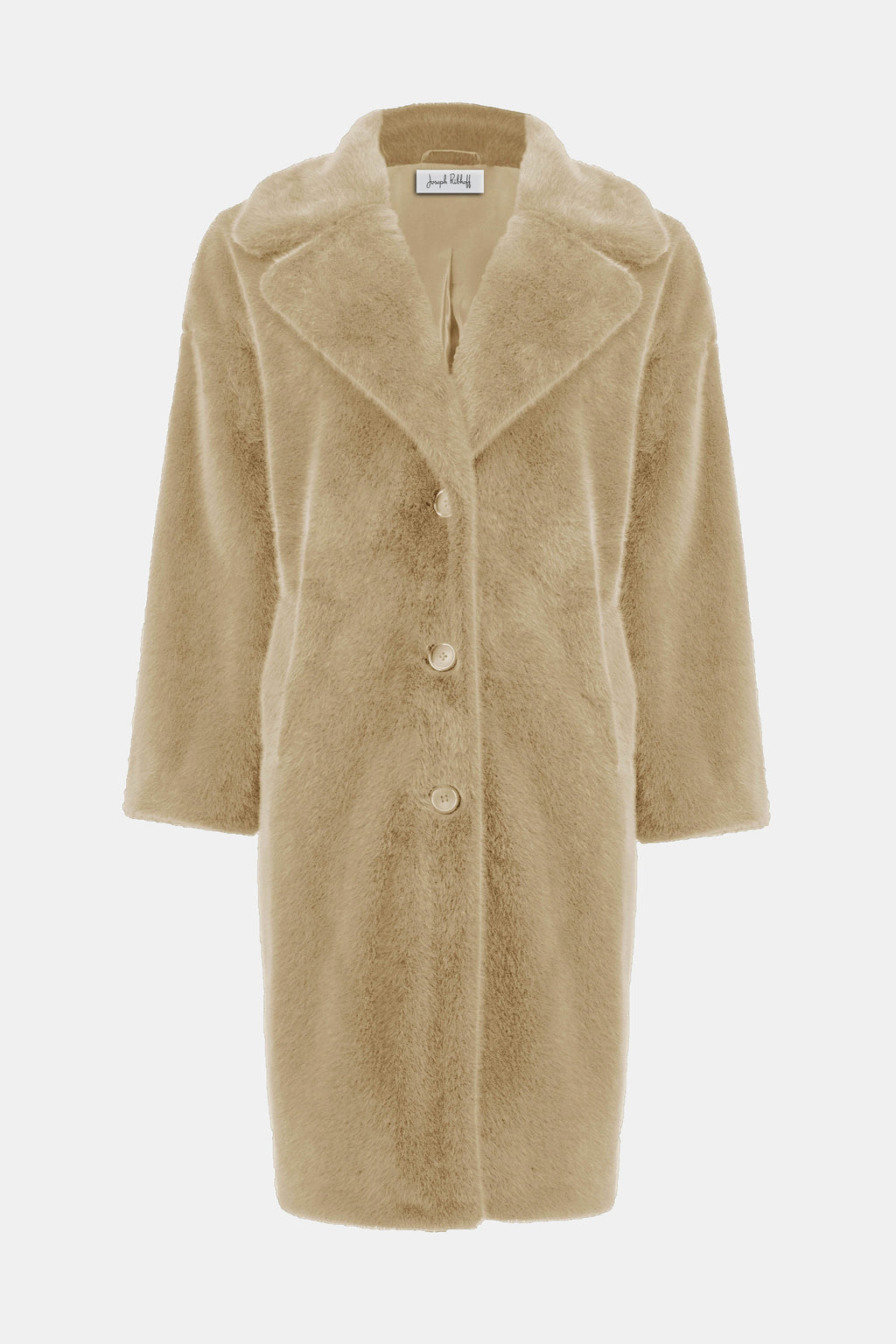 Joseph Ribkoff Faux Fur Straight Coat 243902