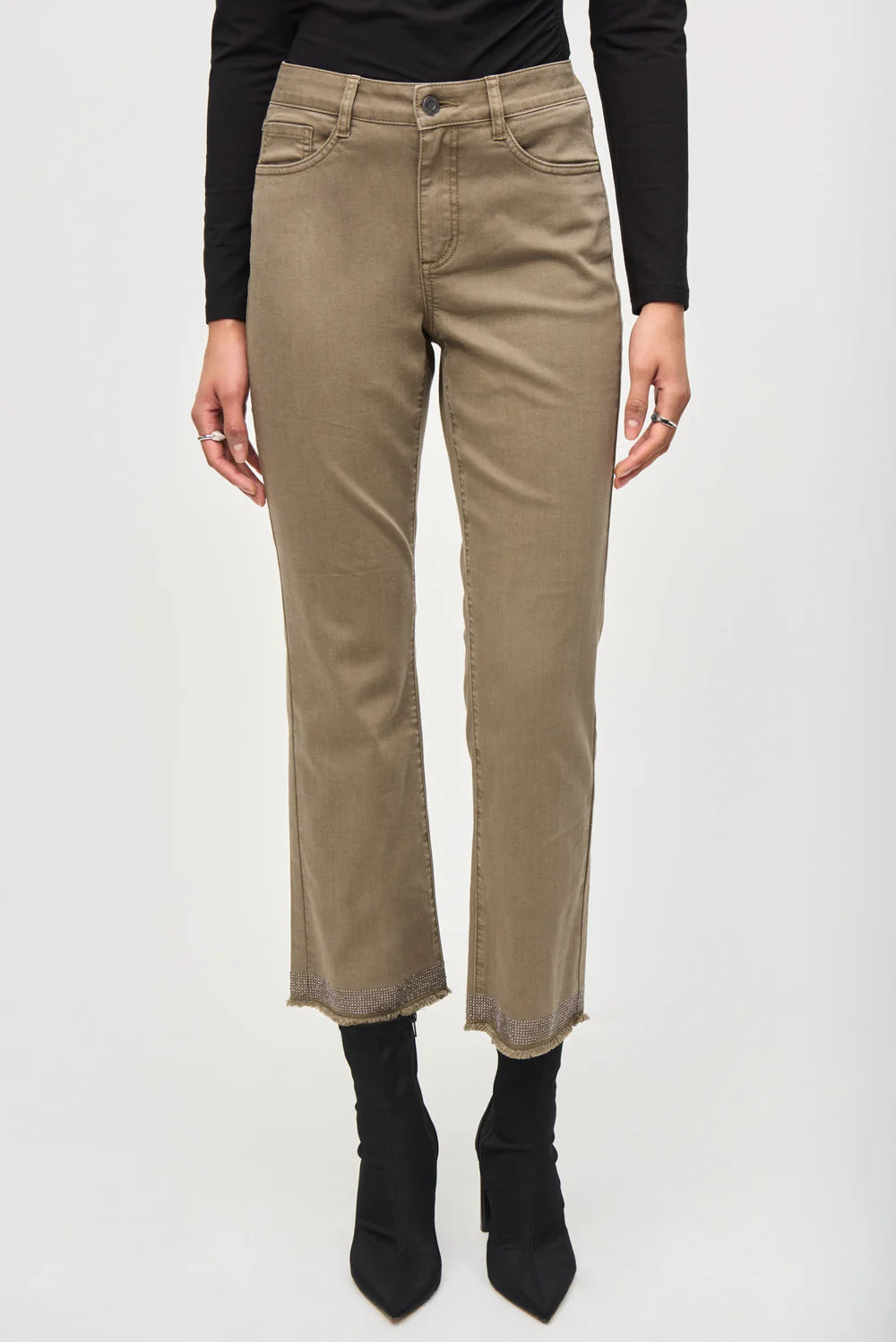 Joseph Ribkoff Cropped Straight Casual Trousers 243964S25
