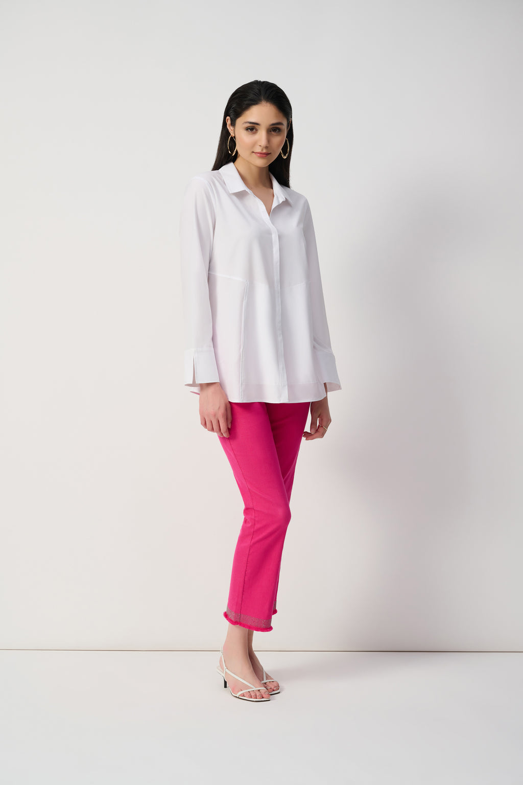 Joseph Ribkoff Cropped Straight Casual Trousers 243964S25