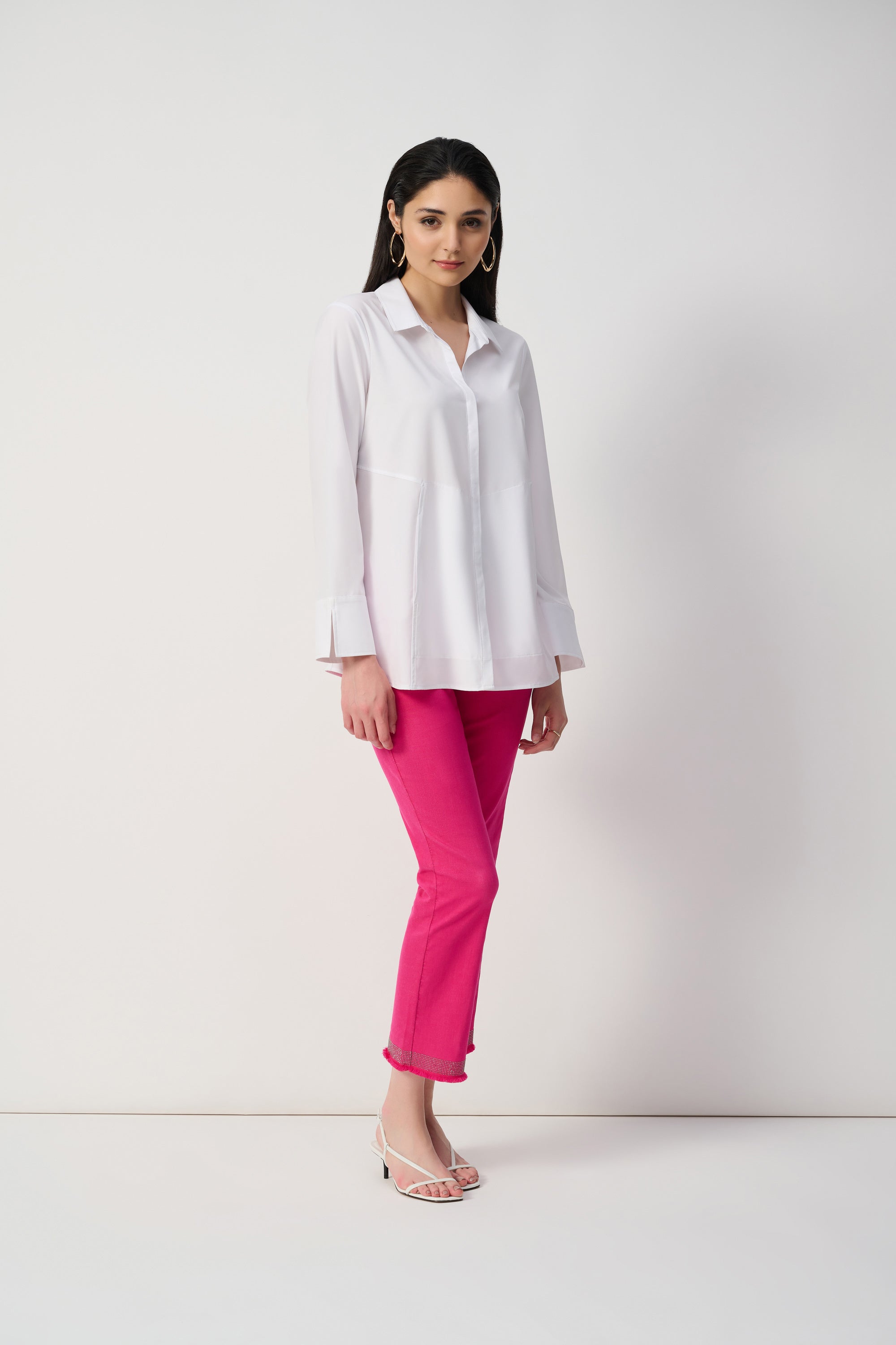 Joseph Ribkoff Cropped Straight Casual Trousers 243964S25