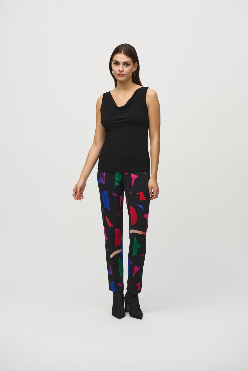 Joseph Ribkoff Cowl Neck Sleeveless Pullover 244241