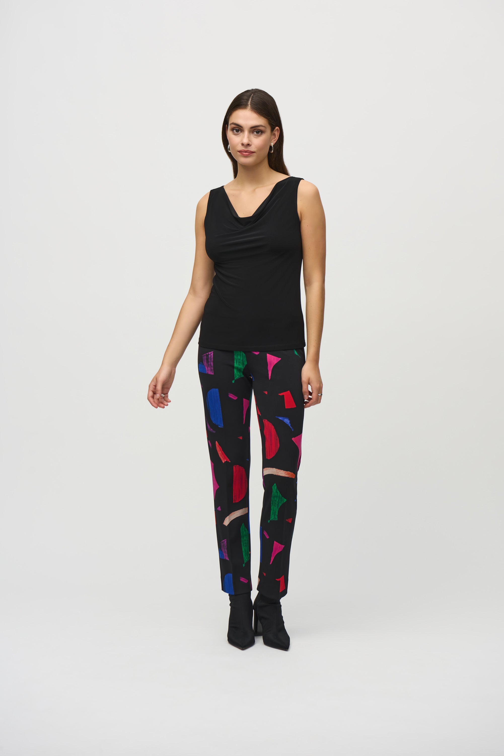 Joseph Ribkoff Cowl Neck Sleeveless Pullover 244241