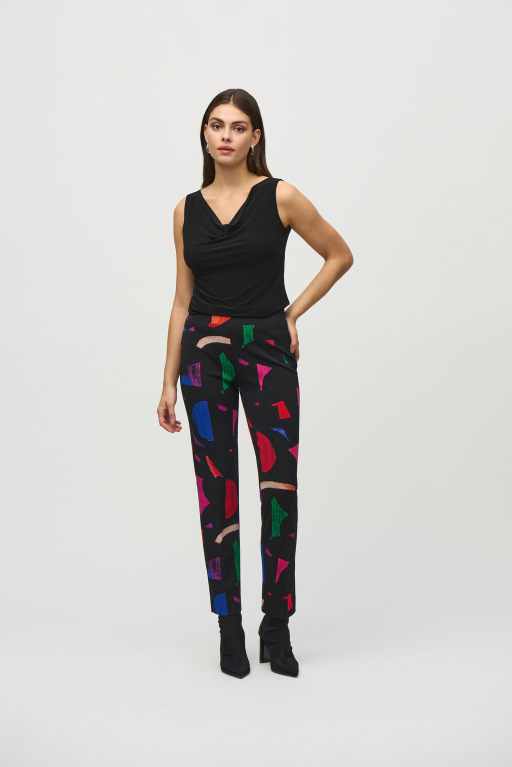 Joseph Ribkoff Cowl Neck Sleeveless Pullover 244241