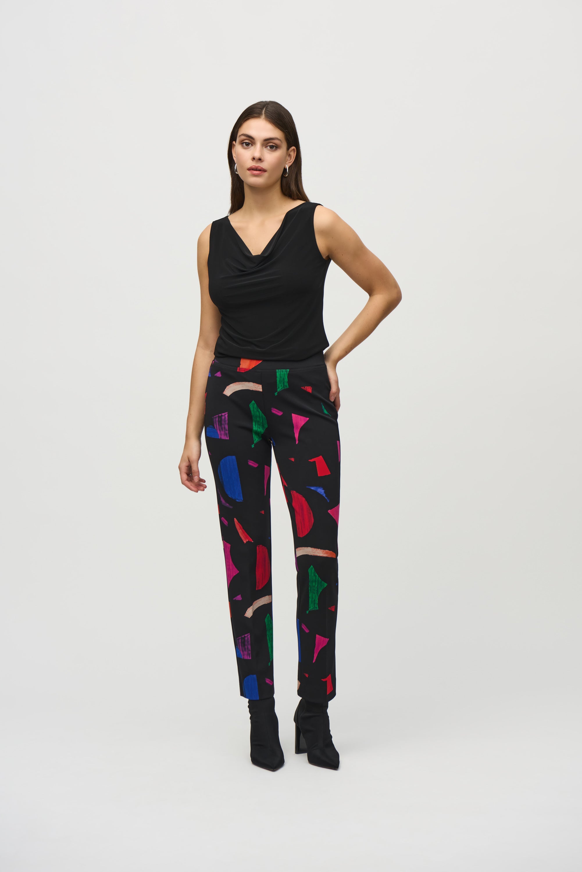Joseph Ribkoff Cowl Neck Sleeveless Pullover 244241