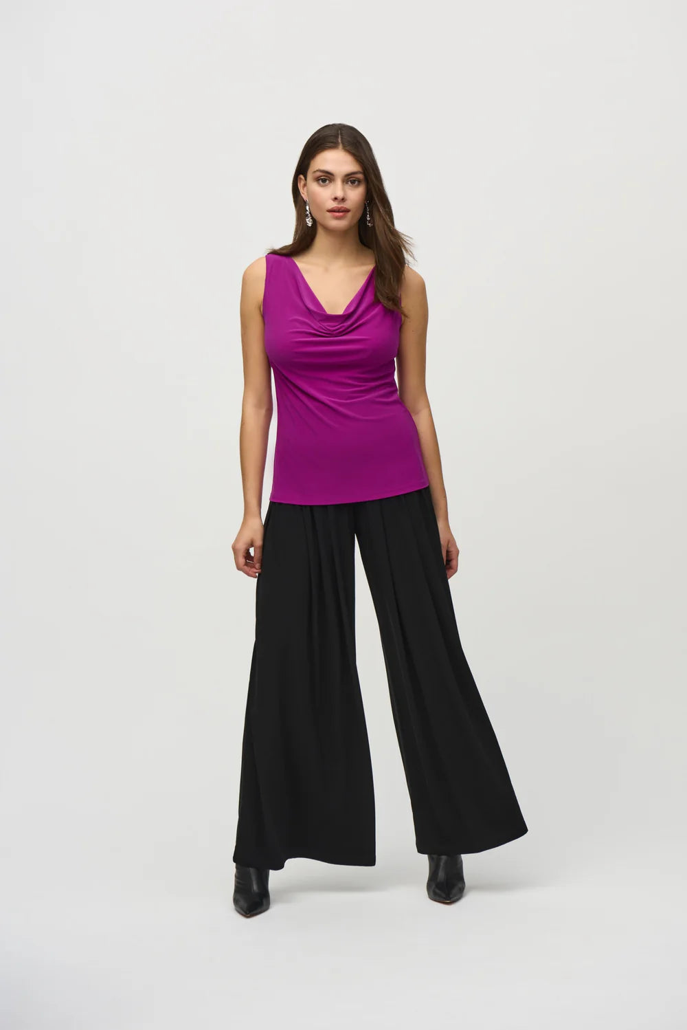 Joseph Ribkoff Cowl Neck Sleeveless Pullover 244241