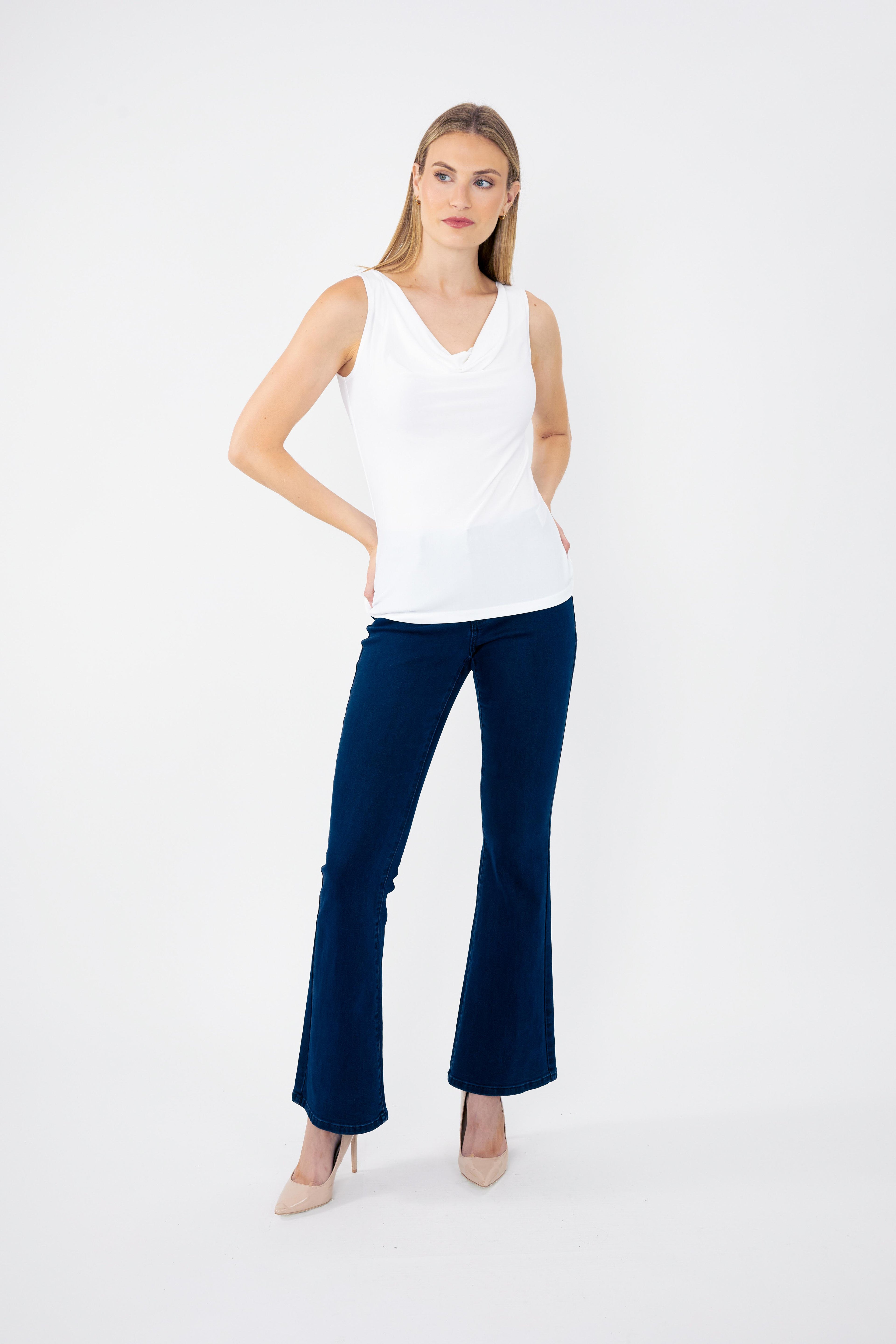 Joseph Ribkoff Cowl Neck Sleeveless Pullover 244241