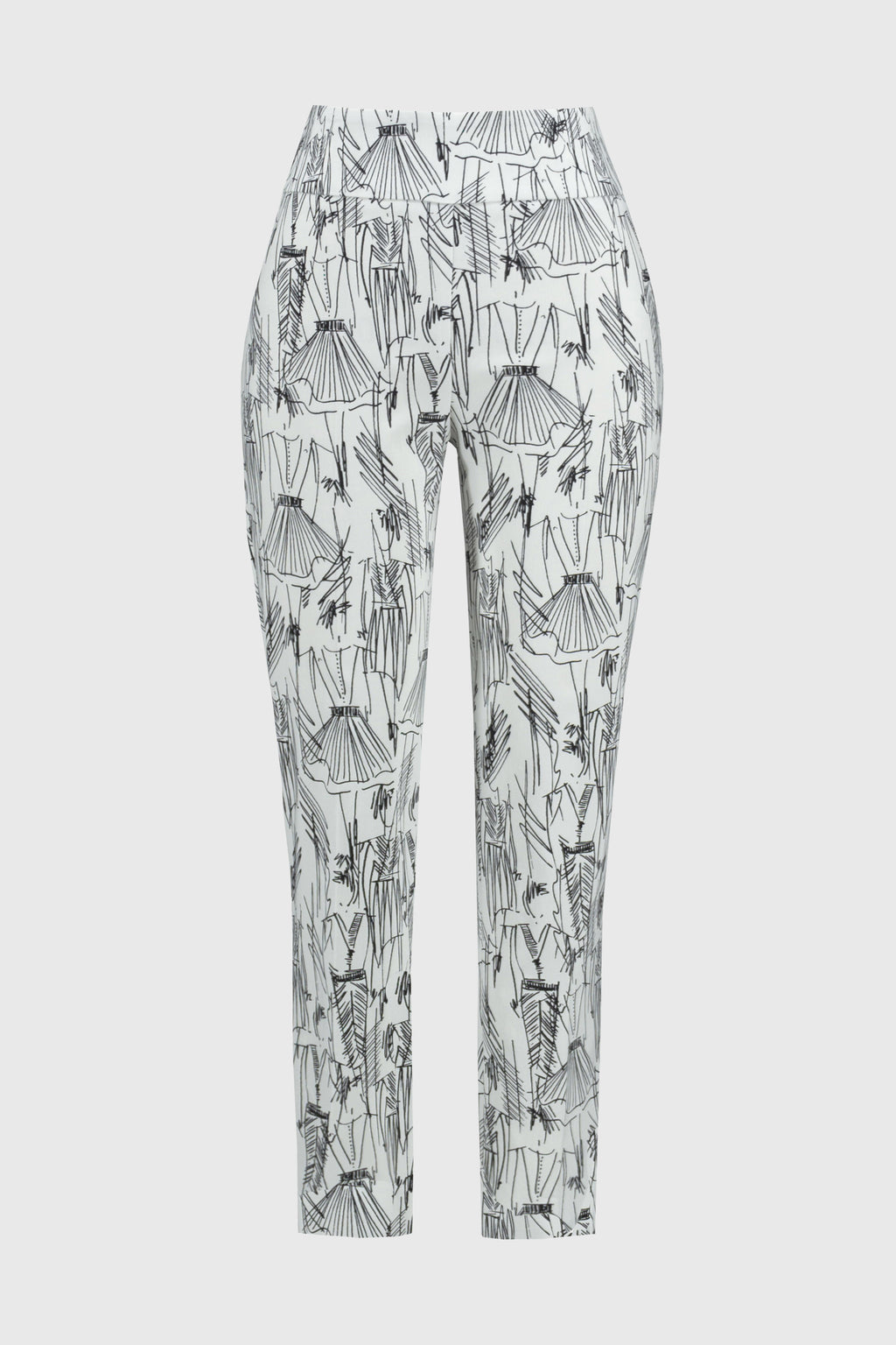 Joseph Ribkoff Millennium Conversational Print Slim Fit Pants 251002