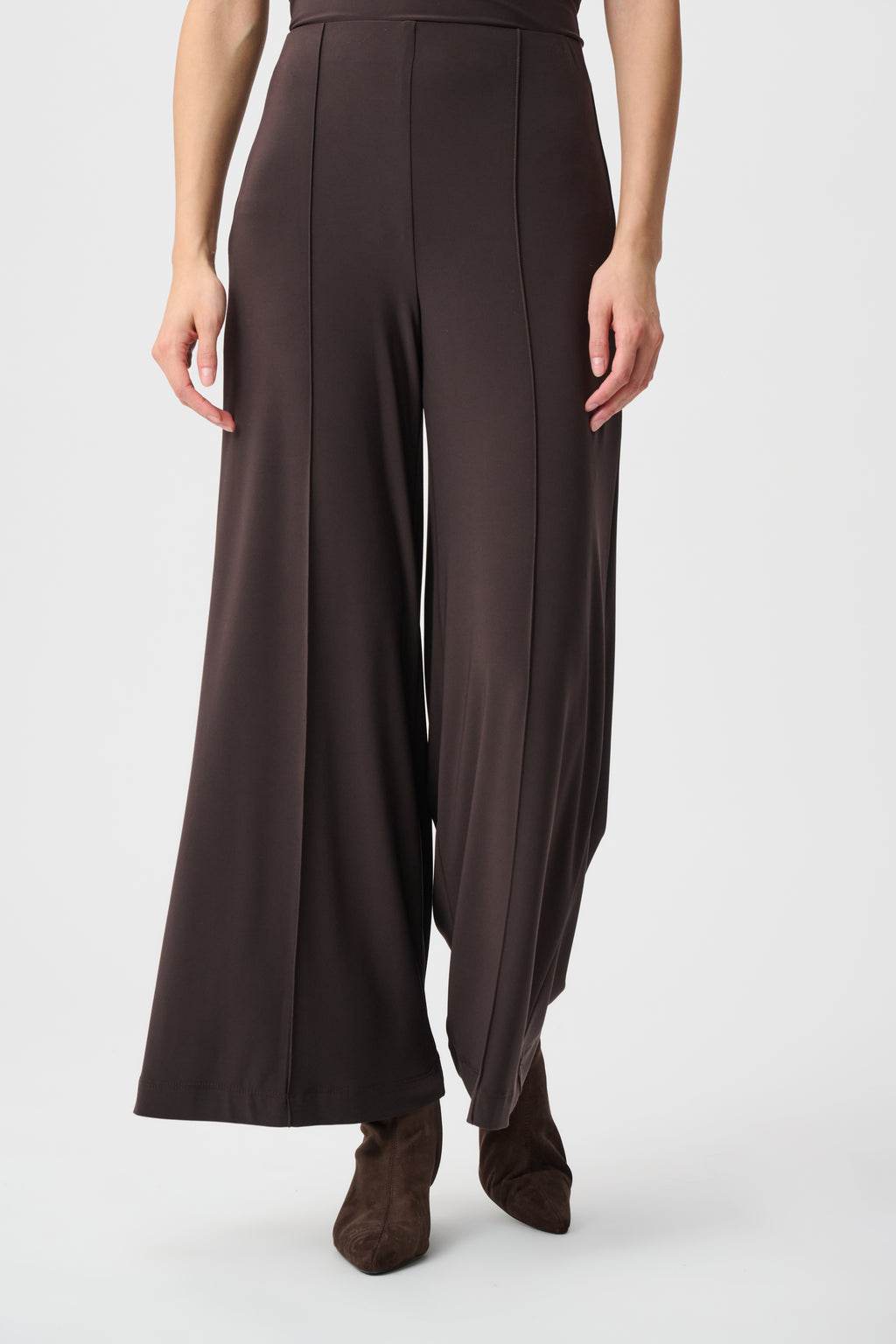Joseph Ribkoff Silky Knit Pull-On Wide Leg Pants 251017F26
