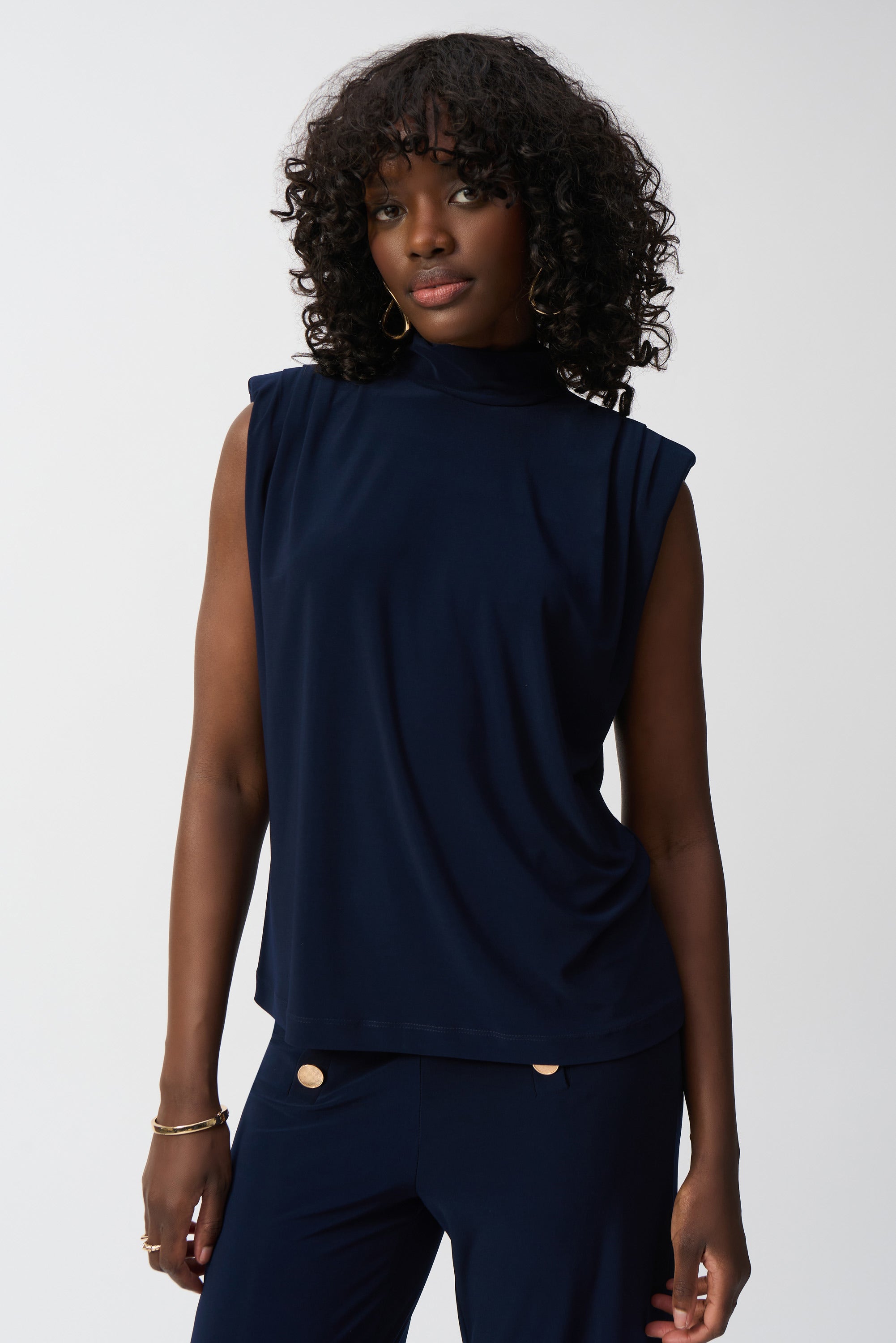 Joseph Ribkoff Silky Knit Boxy Sleeveless Top 251022