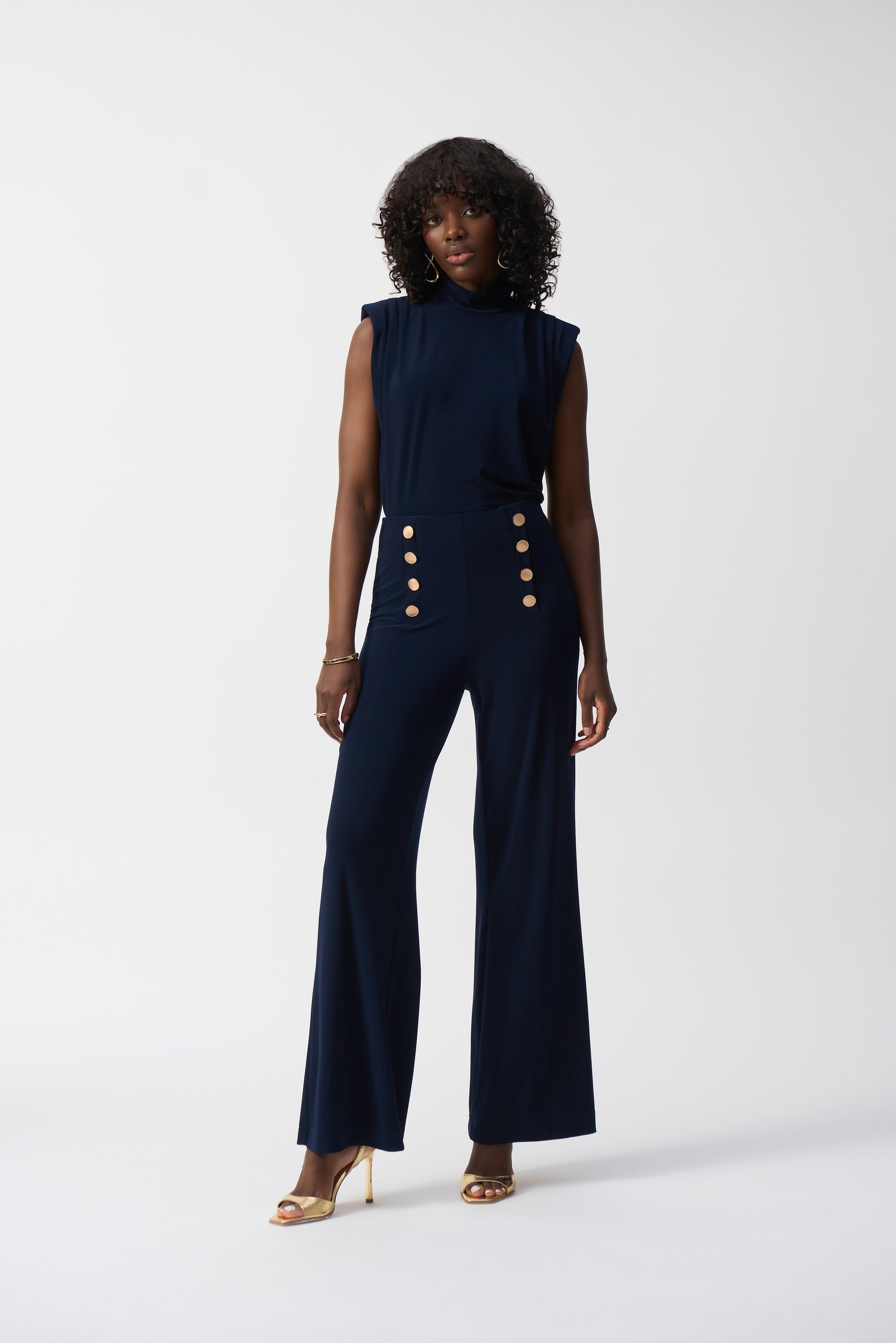 Joseph Ribkoff Silky Knit Wide-Leg Pull-On Pants 251028