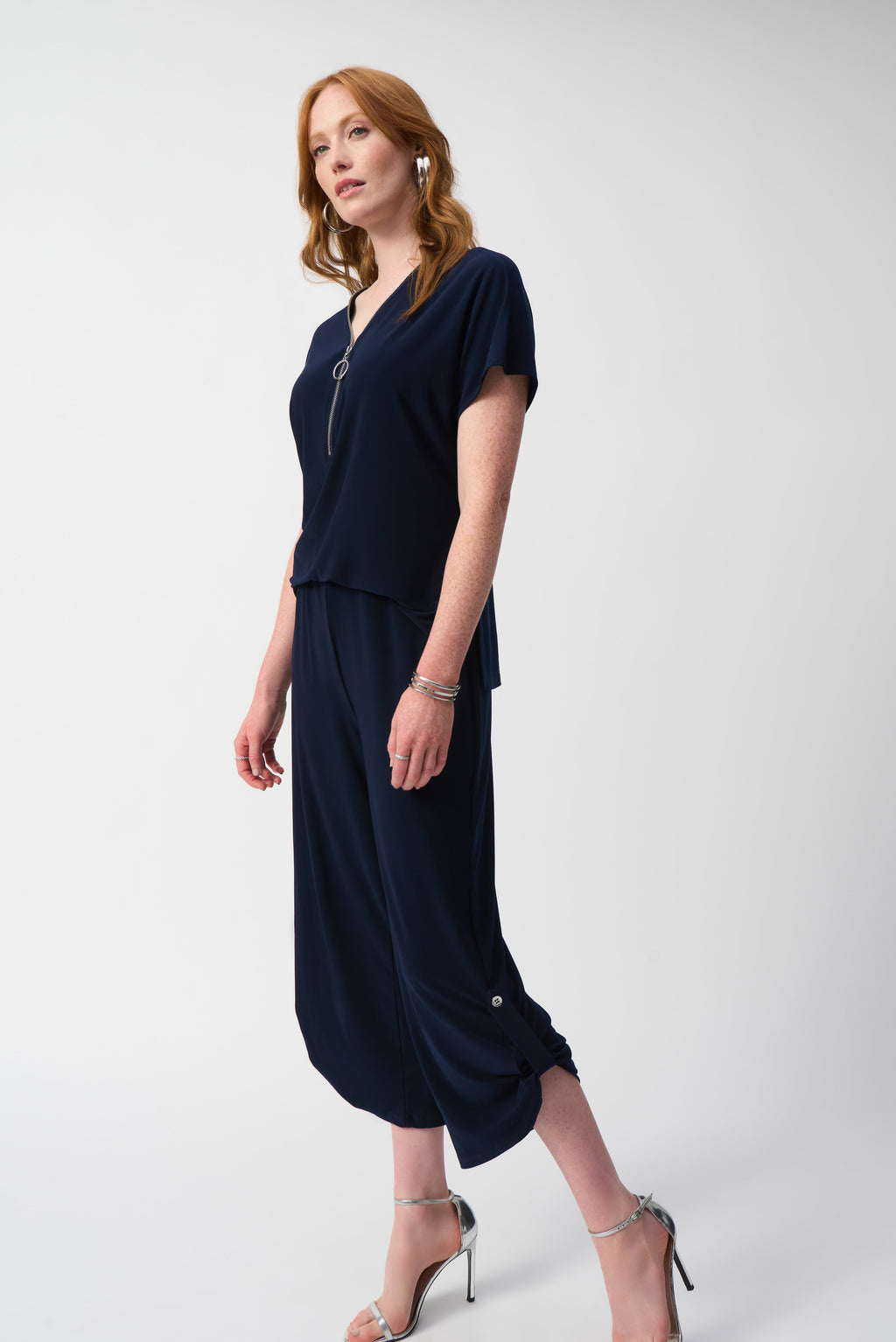 Joseph Ribkoff Silky Knit Culotte Jumpsuit 251044