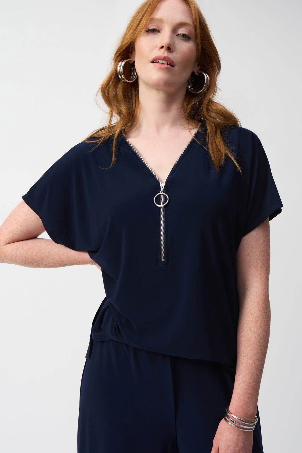 Joseph Ribkoff Silky Knit Culotte Jumpsuit 251044