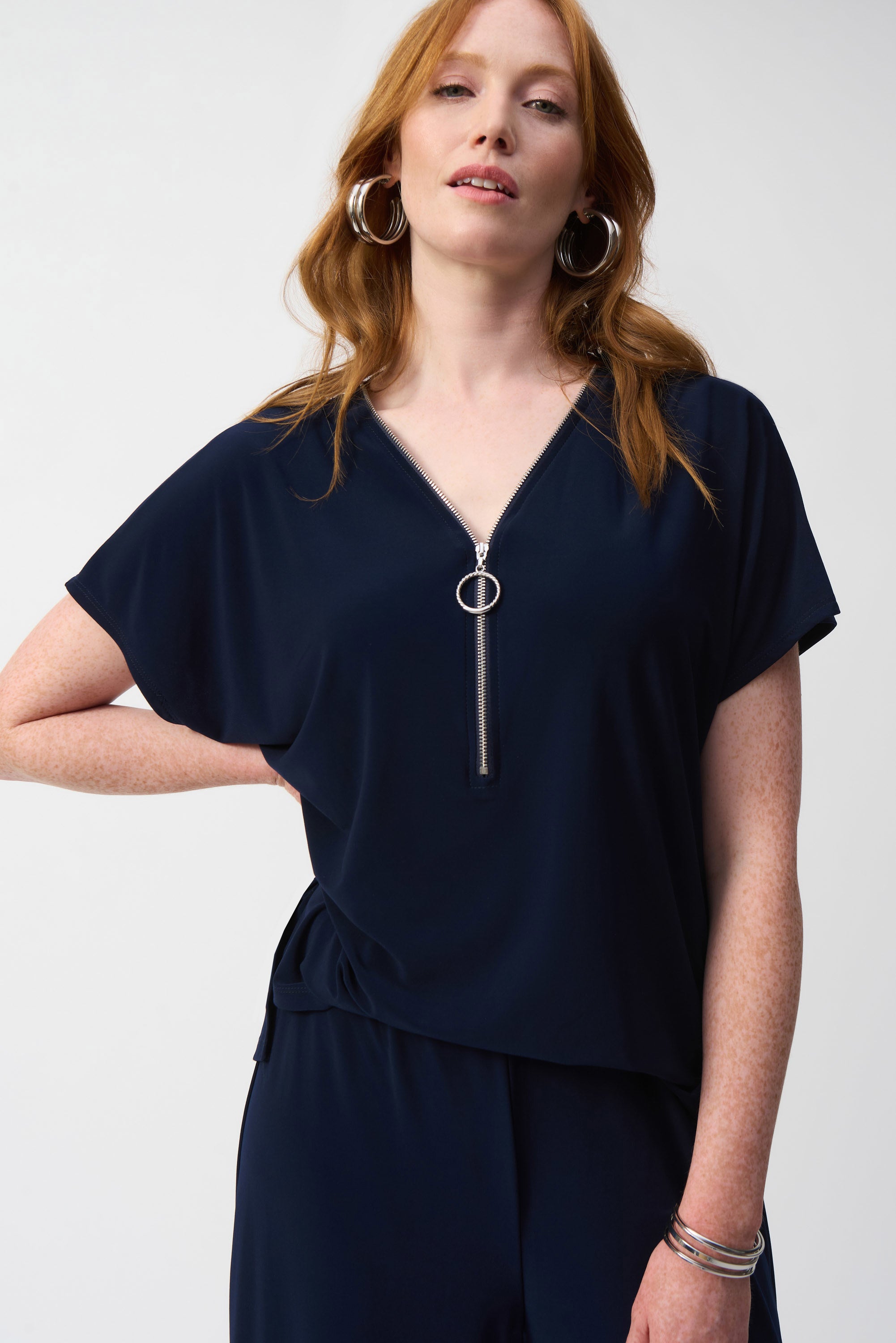 Joseph Ribkoff Silky Knit Culotte Jumpsuit 251044