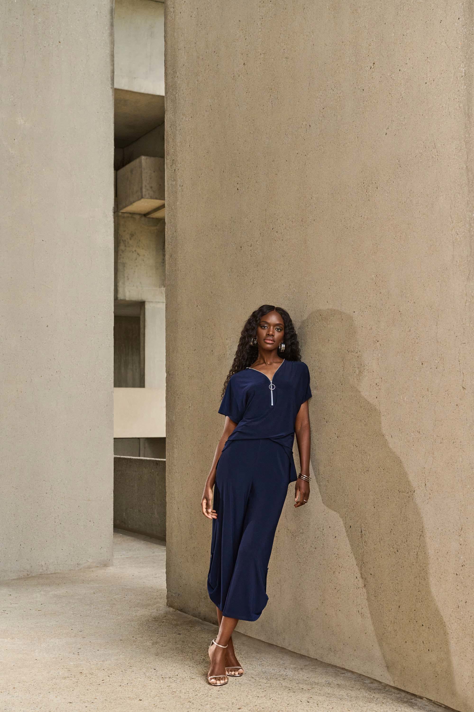 Joseph Ribkoff Silky Knit Culotte Jumpsuit 251044